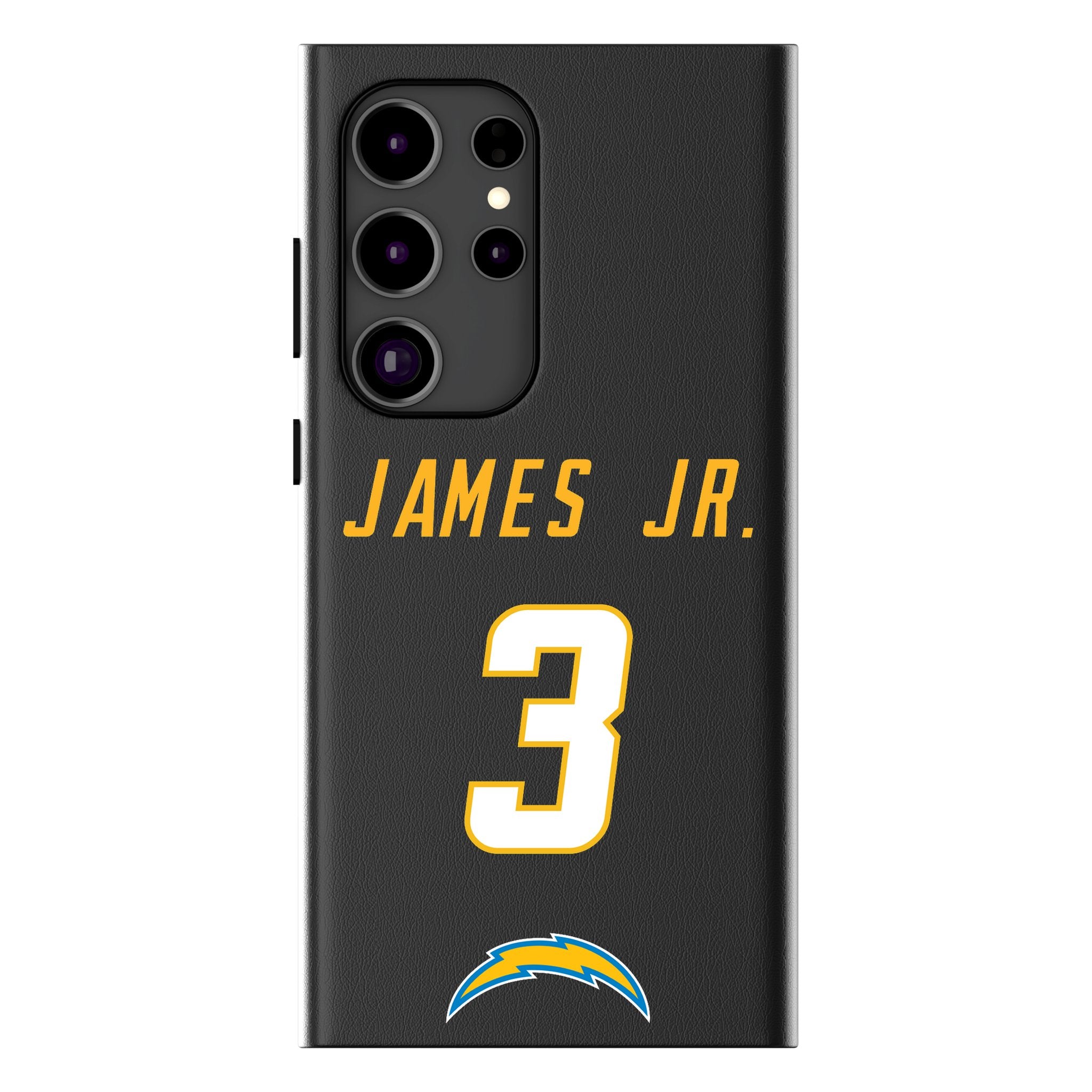 Derwin James Jr. Los Angeles Chargers 3 Ready MagSafe Compatible Phone Case for Samsung Galaxy - Sports Gifts, Sports Memorabilia, Sports Collectibles, Fan Shop
