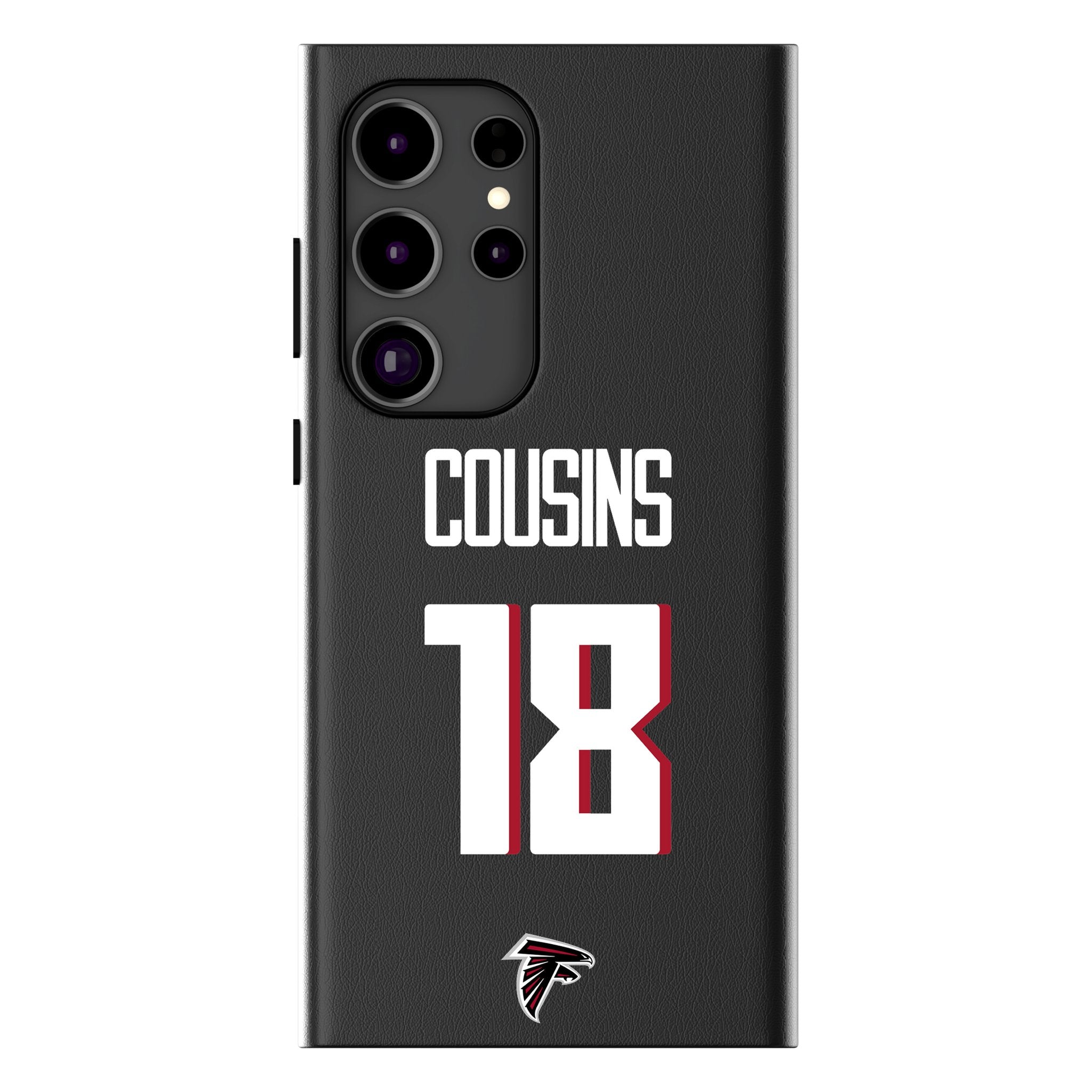 Kirk Cousins Atlanta Falcons 18 Ready MagSafe Compatible Phone Case for Samsung Galaxy - Sports Gifts, Sports Memorabilia, Sports Collectibles, Fan Shop
