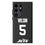 Garrett Wilson New York Jets 5 Ready MagSafe Compatible Phone Case for Samsung Galaxy - Sports Gifts, Sports Memorabilia, Sports Collectibles, Fan Shop