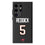 Haason Reddick Tampa Bay Buccaneers 5 Game Tactic MagSafe Compatible Phone Case for Samsung Galaxy - Sports Gifts, Sports Memorabilia, Sports Collectibles, Fan Shop