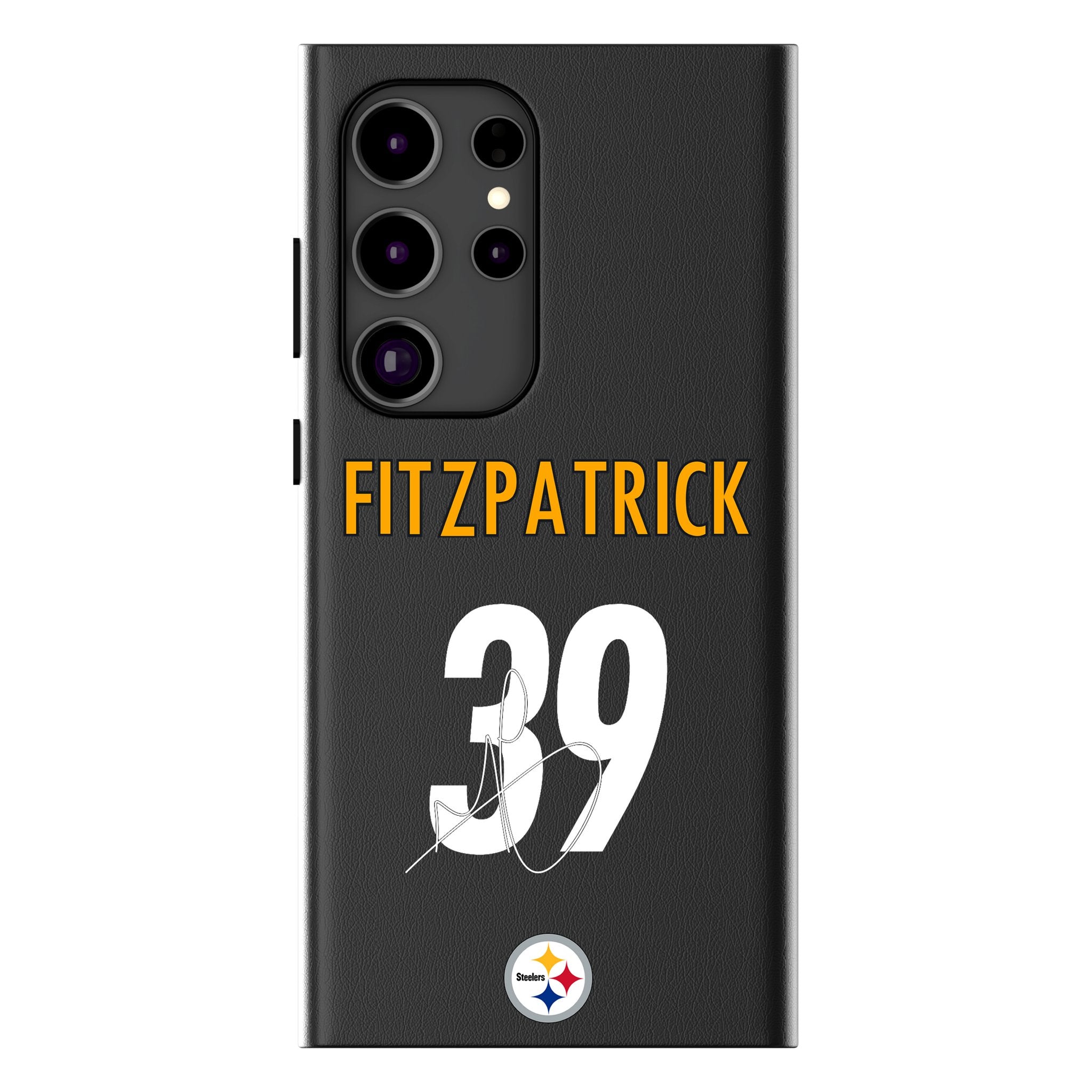 Minkah Fitzpatrick Pittsburgh Steelers 39 Ready MagSafe Compatible Phone Case for Samsung Galaxy - Sports Gifts, Sports Memorabilia, Sports Collectibles, Fan Shop
