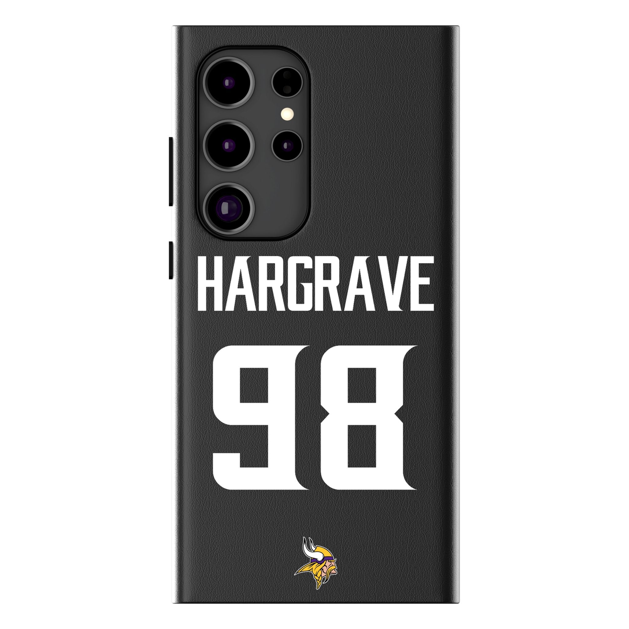 Javon Hargrave Minnesota Vikings 98 Game Tactic MagSafe Compatible Phone Case for Samsung Galaxy - Sports Gifts, Sports Memorabilia, Sports Collectibles, Fan Shop