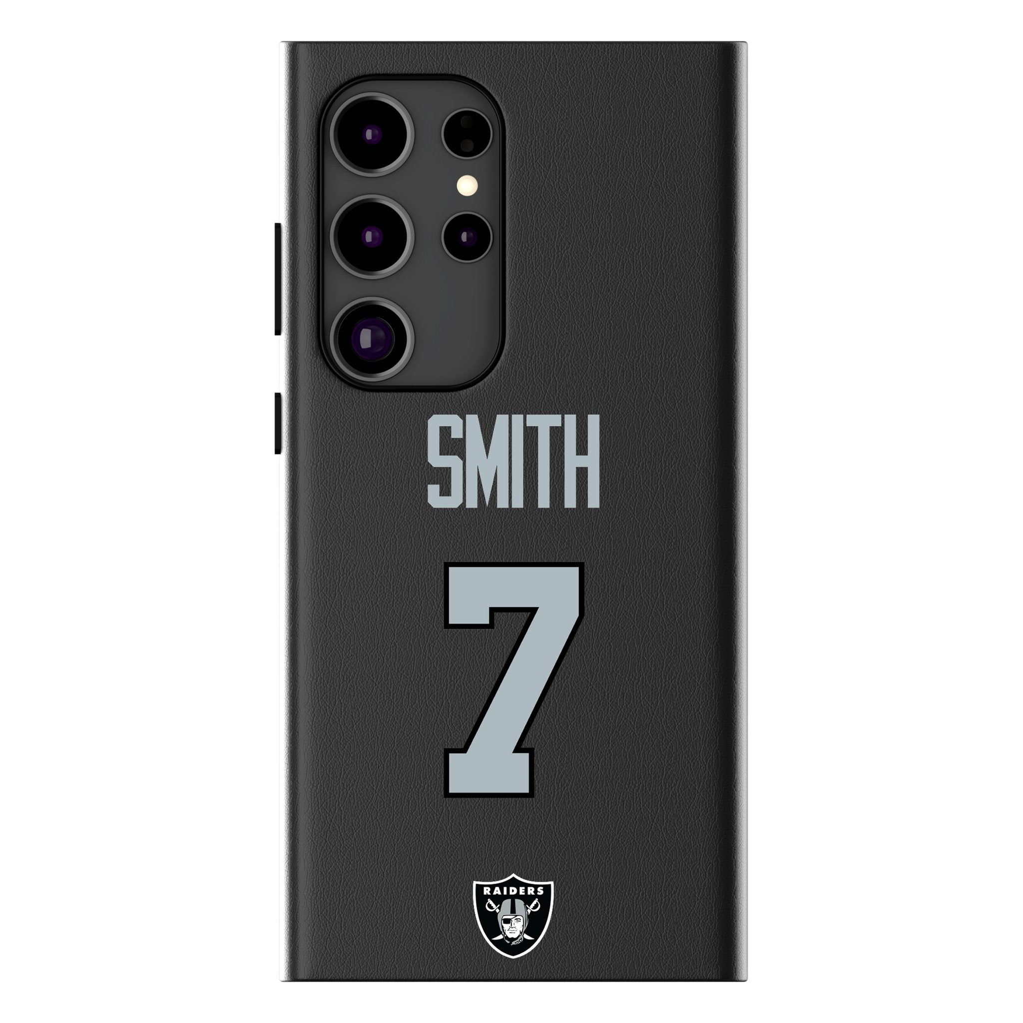 Geno Smith Las Vegas Raiders 7 Game Tactic MagSafe Compatible Phone Case for Samsung Galaxy - Sports Gifts, Sports Memorabilia, Sports Collectibles, Fan Shop