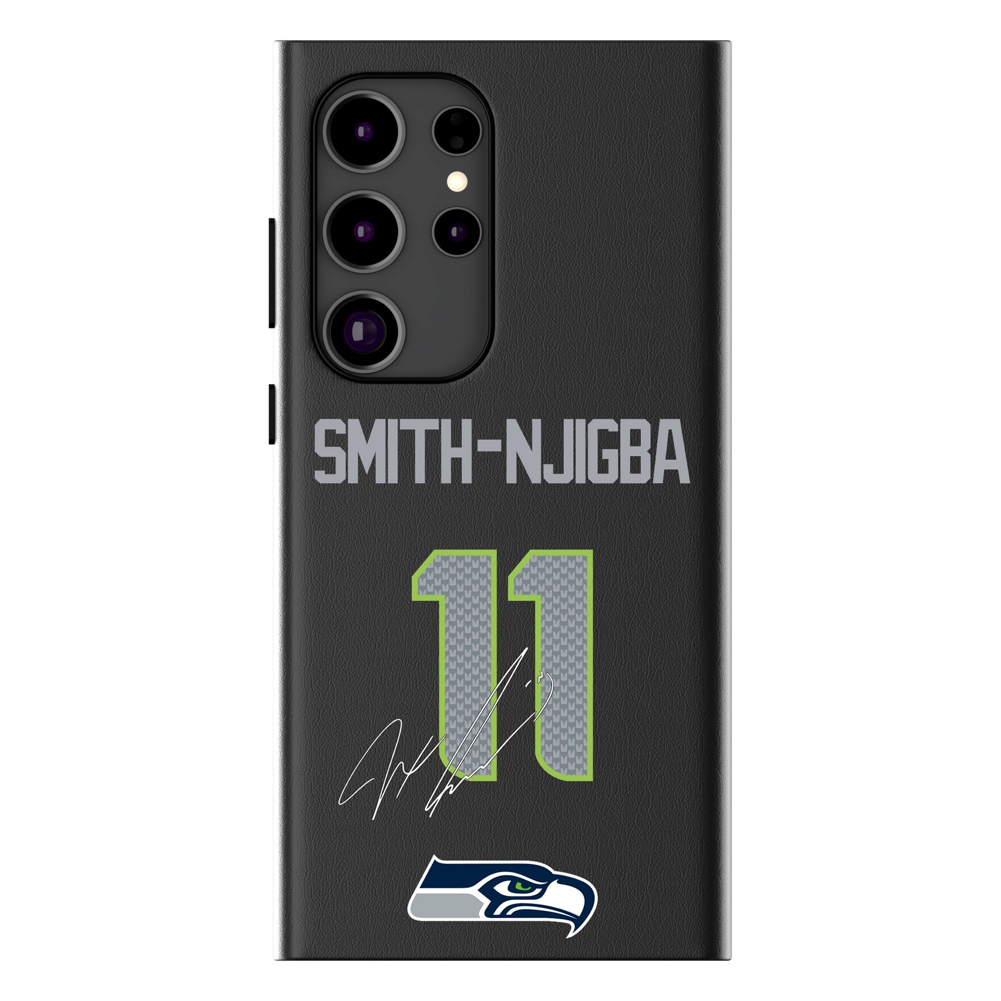 Jaxon Smith-Njigba Seattle Seahawks 11 Game Tactic MagSafe Compatible Phone Case for Samsung Galaxy - Sports Gifts, Sports Memorabilia, Sports Collectibles, Fan Shop