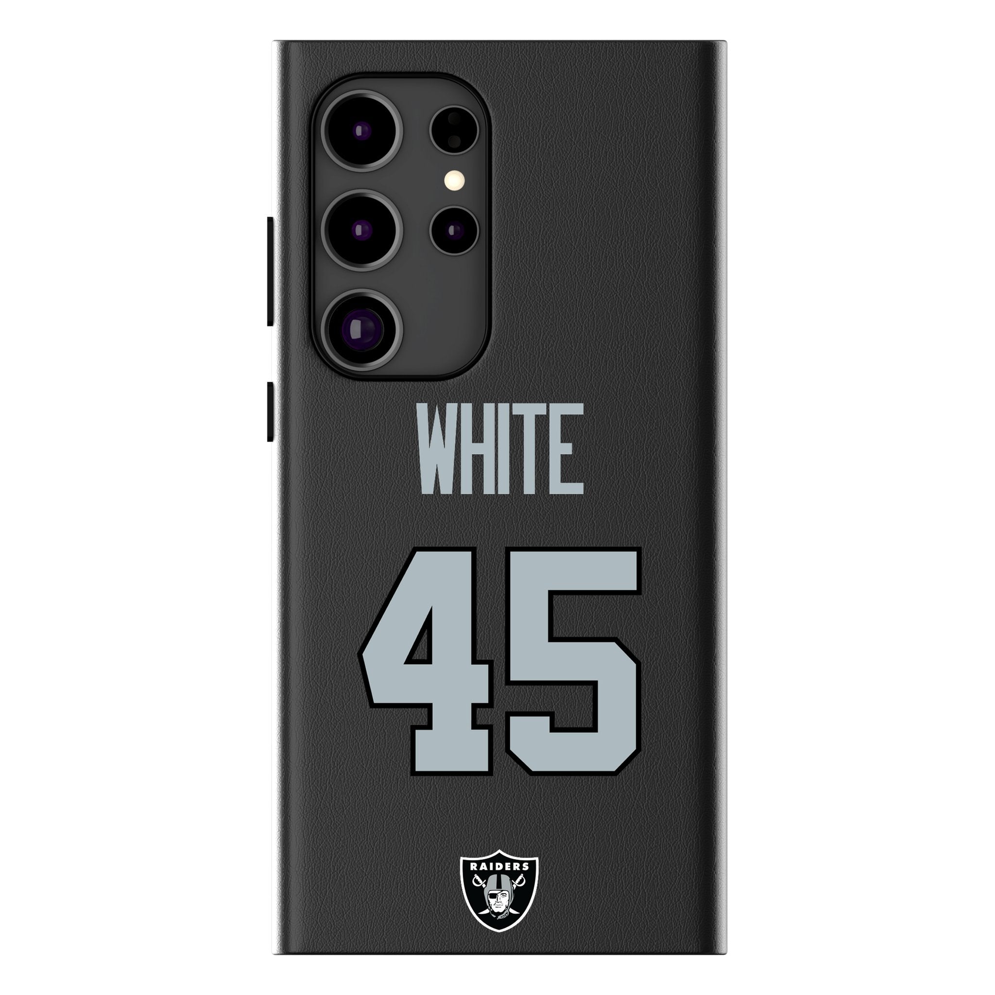Devin White Las Vegas Raiders 45 Game Tactic MagSafe Compatible Phone Case for Samsung Galaxy - Sports Gifts, Sports Memorabilia, Sports Collectibles, Fan Shop