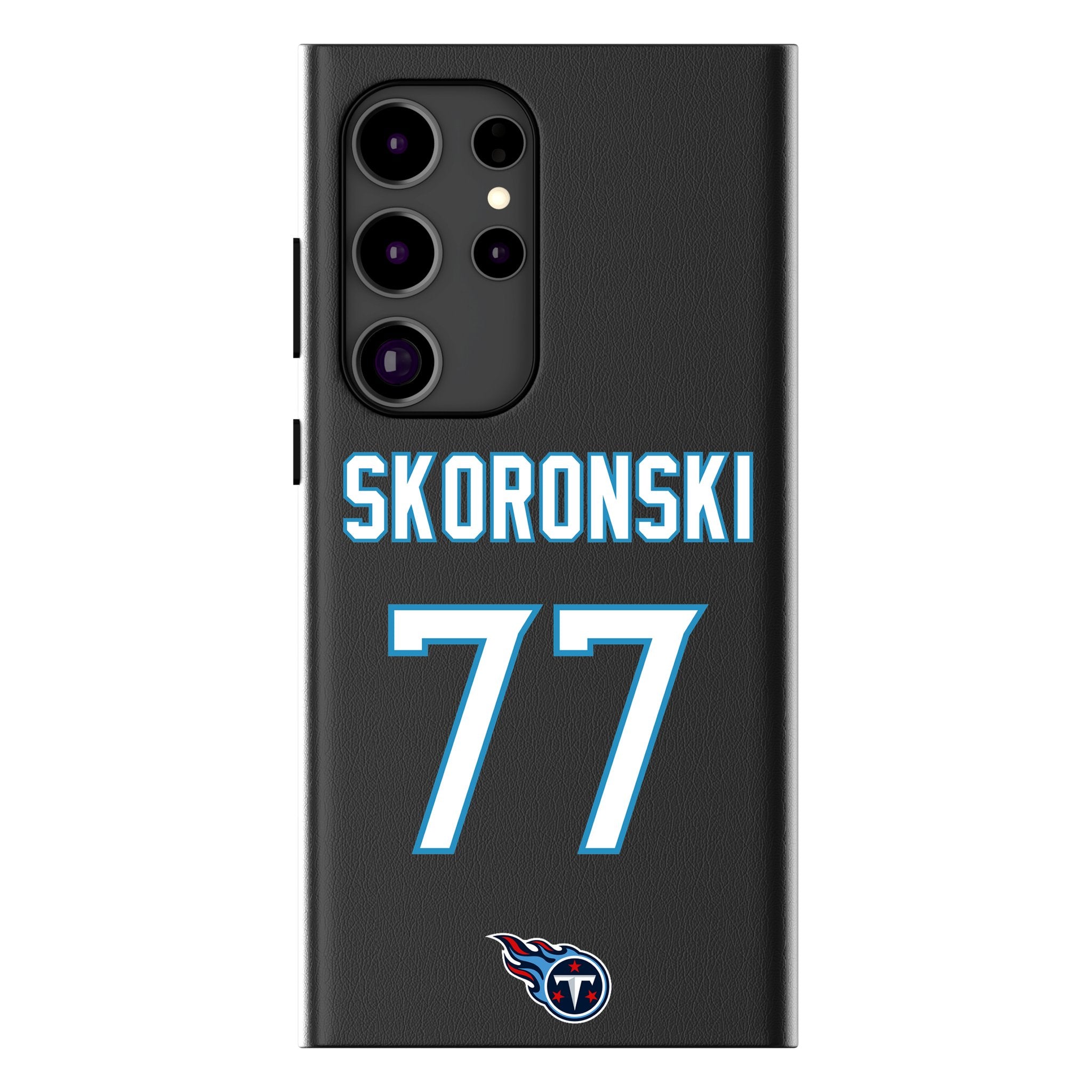 Peter Skoronski Tennessee Titans 77 Ready MagSafe Compatible Phone Case for Samsung Galaxy - Sports Gifts, Sports Memorabilia, Sports Collectibles, Fan Shop