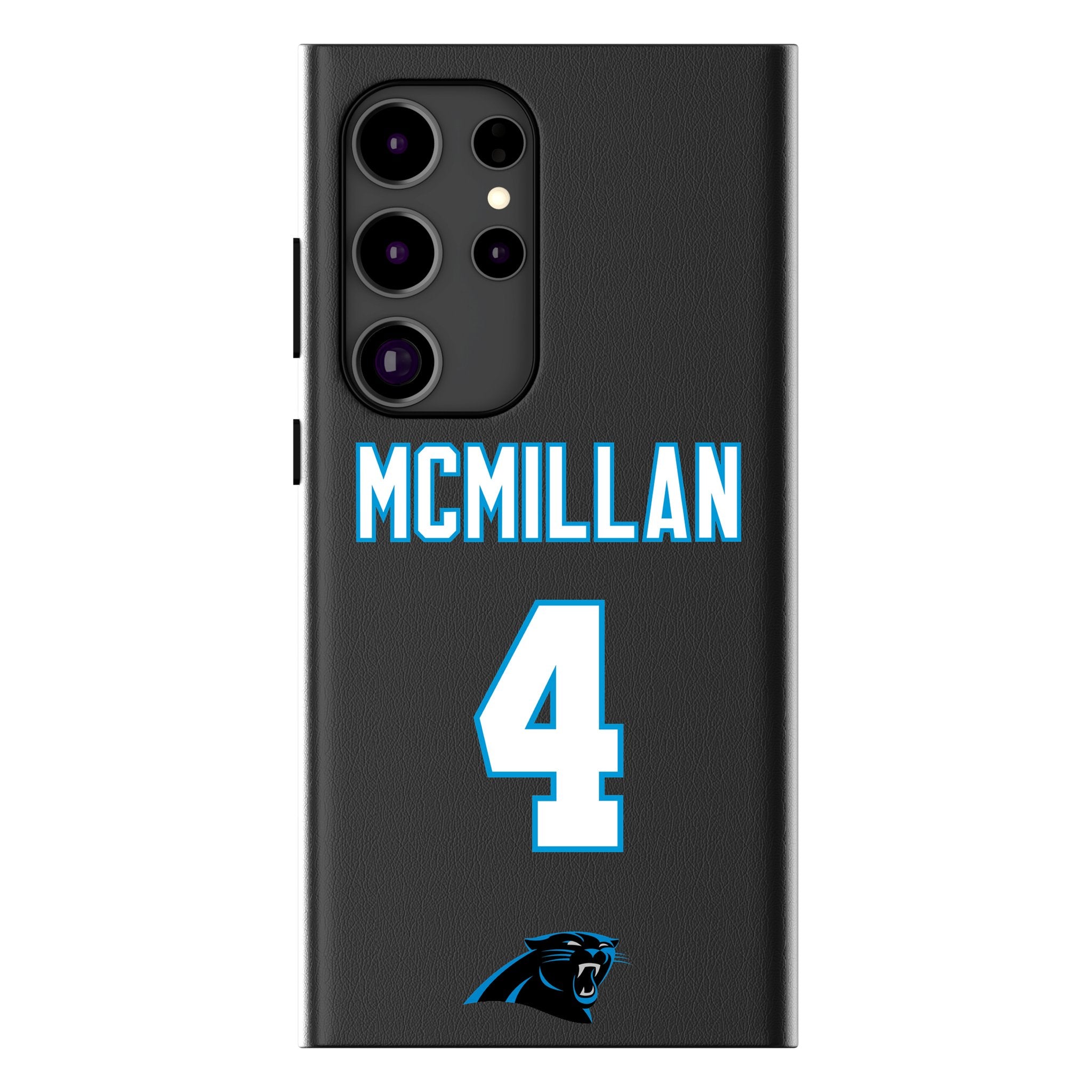 Tetairoa McMillan Carolina Panthers 4 Game Tactic MagSafe Compatible Phone Case for Samsung Galaxy - Sports Gifts, Sports Memorabilia, Sports Collectibles, Fan Shop
