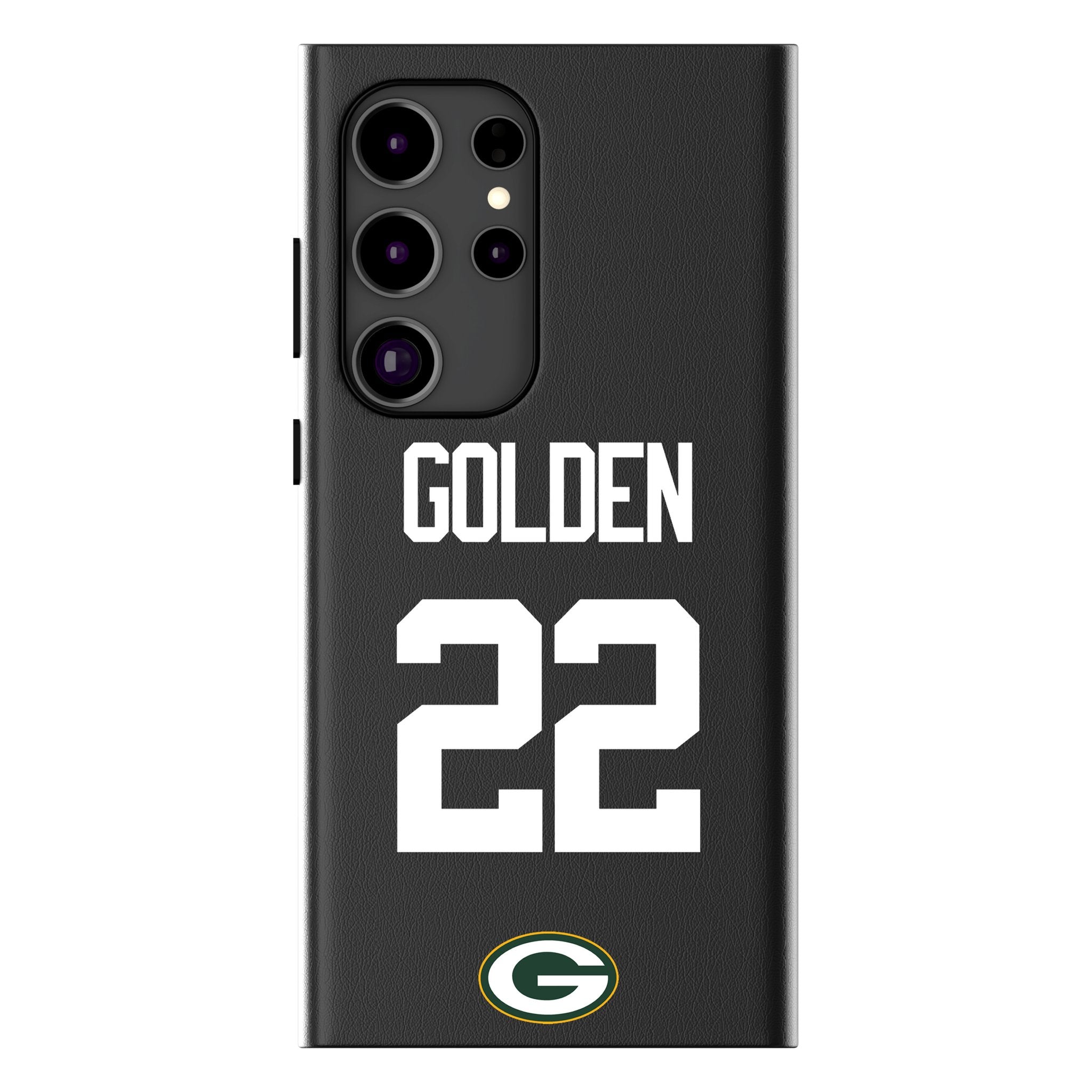 Matthew Golden Green Bay Packers 22 Game Tactic MagSafe Compatible Phone Case for Samsung Galaxy - Sports Gifts, Sports Memorabilia, Sports Collectibles, Fan Shop