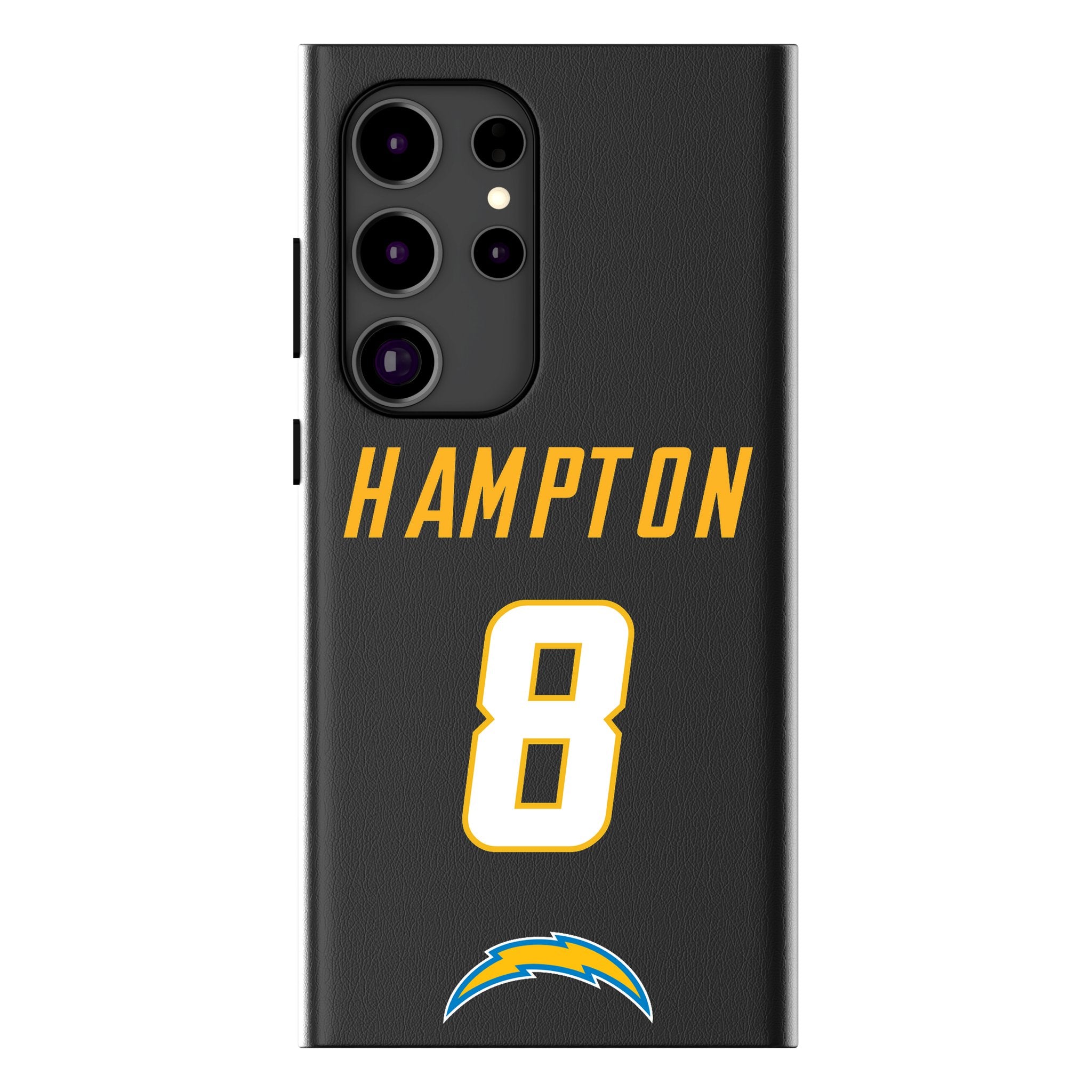 Omarion Hampton Los Angeles Chargers 8 Game Tactic MagSafe Compatible Phone Case for Samsung Galaxy - Sports Gifts, Sports Memorabilia, Sports Collectibles, Fan Shop