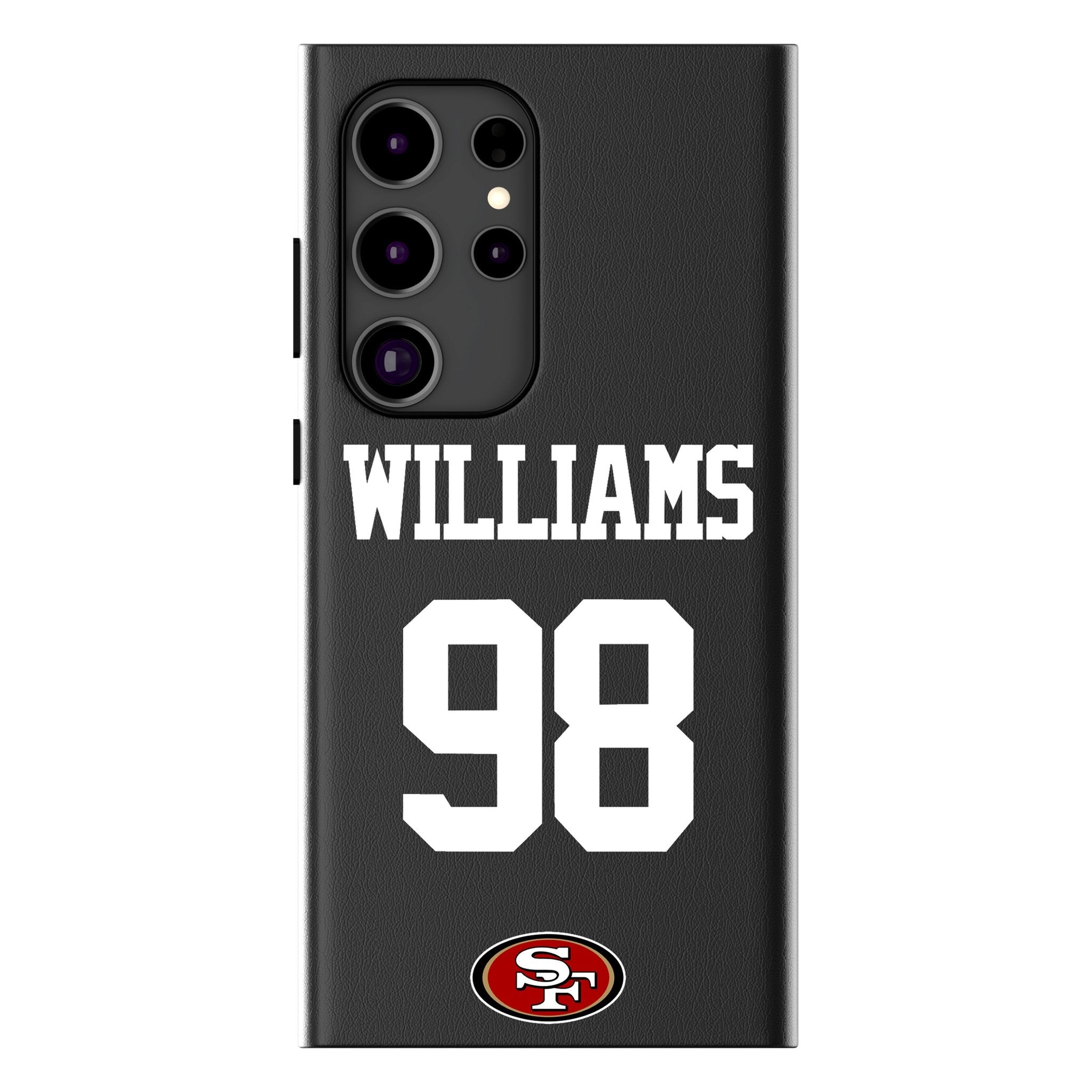Mykel Williams San Francisco 49ers 98 Game Tactic MagSafe Compatible Phone Case for Samsung Galaxy - Sports Gifts, Sports Memorabilia, Sports Collectibles, Fan Shop