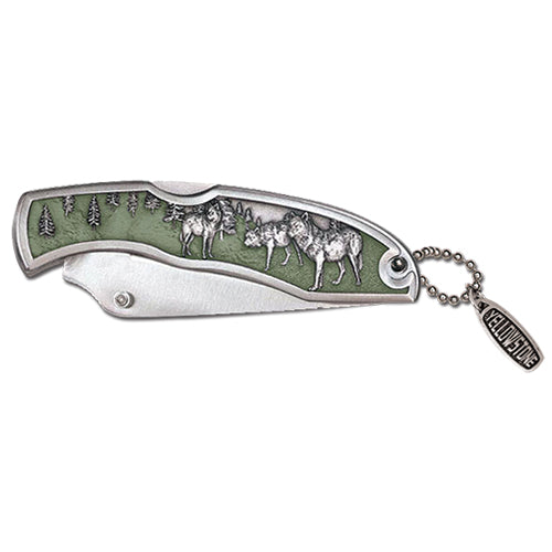 Wolves Yellowstone National Park Knife - Sports Collectibles, Sports Memorabilia, Sports Fan Shop, Sports Gifts