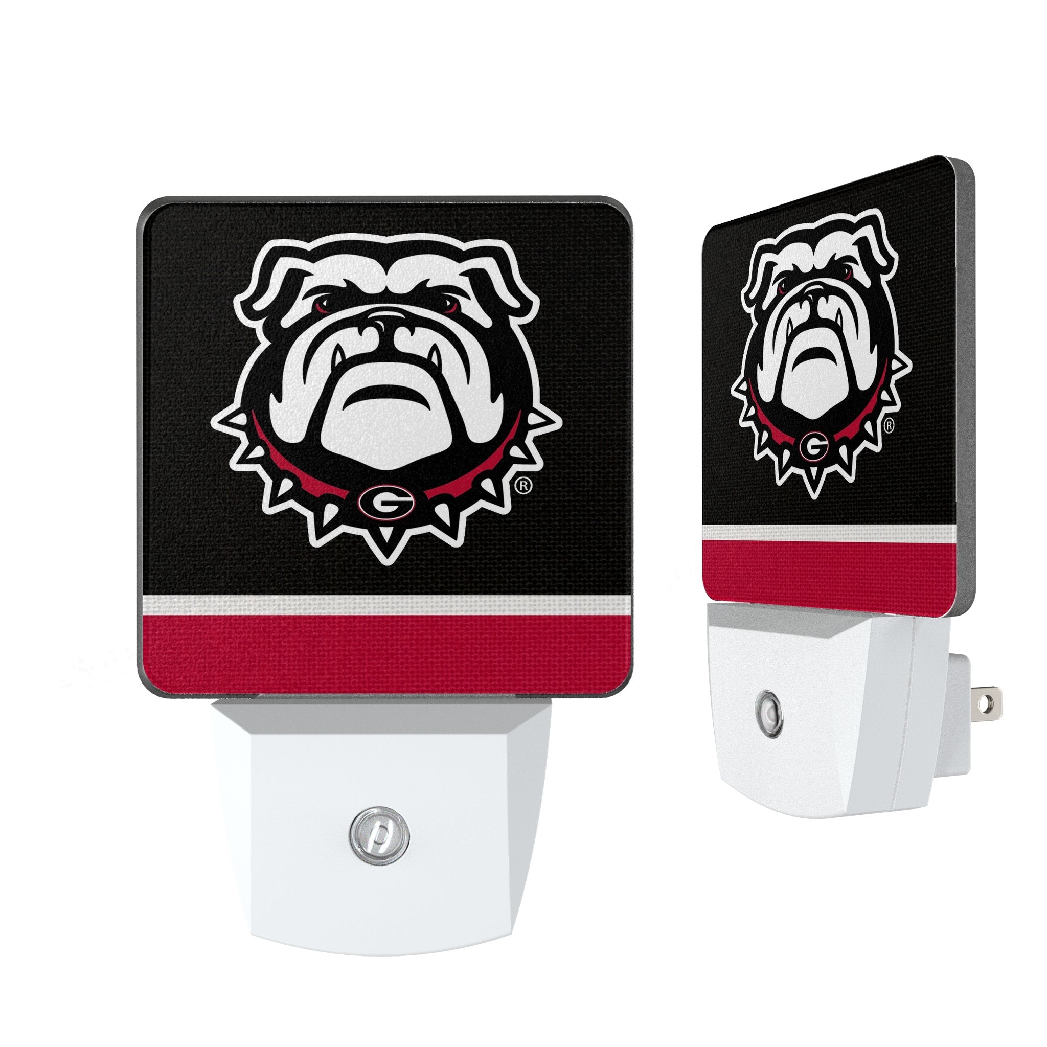 University of Georgia Bulldogs Uga Stripe Night Light 2-Pack - Sports Gifts, Sports Memorabilia, Sports Collectibles, Fan Shop