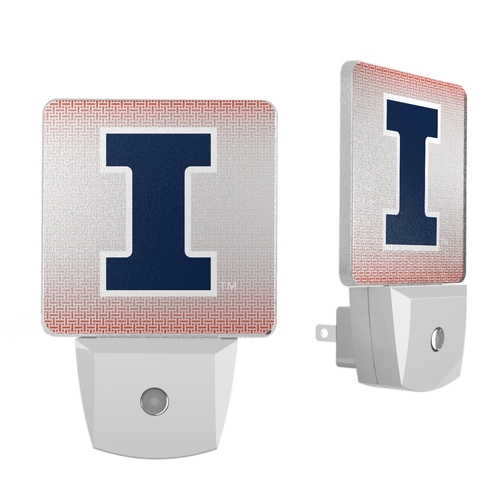 University of Illinois Fighting Illini Linen Night Light 2-Pack - Sports Gifts, Sports Memorabilia, Sports Collectibles, Fan Shop