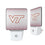 Virginia Tech Hokies Linen Night Light 2-Pack - Sports Gifts, Sports Memorabilia, Sports Collectibles, Fan Shop