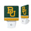 Baylor University Bears Stripe Night Light 2-Pack - Sports Gifts, Sports Memorabilia, Sports Collectibles, Fan Shop
