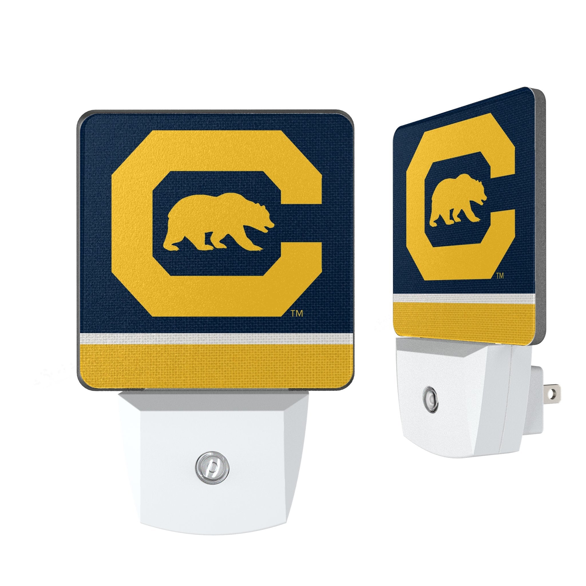 University of California Berkeley Golden Bears Stripe Night Light 2-Pack - Sports Gifts, Sports Memorabilia, Sports Collectibles, Fan Shop