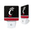 University of Cincinnati Bearcats Stripe Night Light 2-Pack - Sports Gifts, Sports Memorabilia, Sports Collectibles, Fan Shop