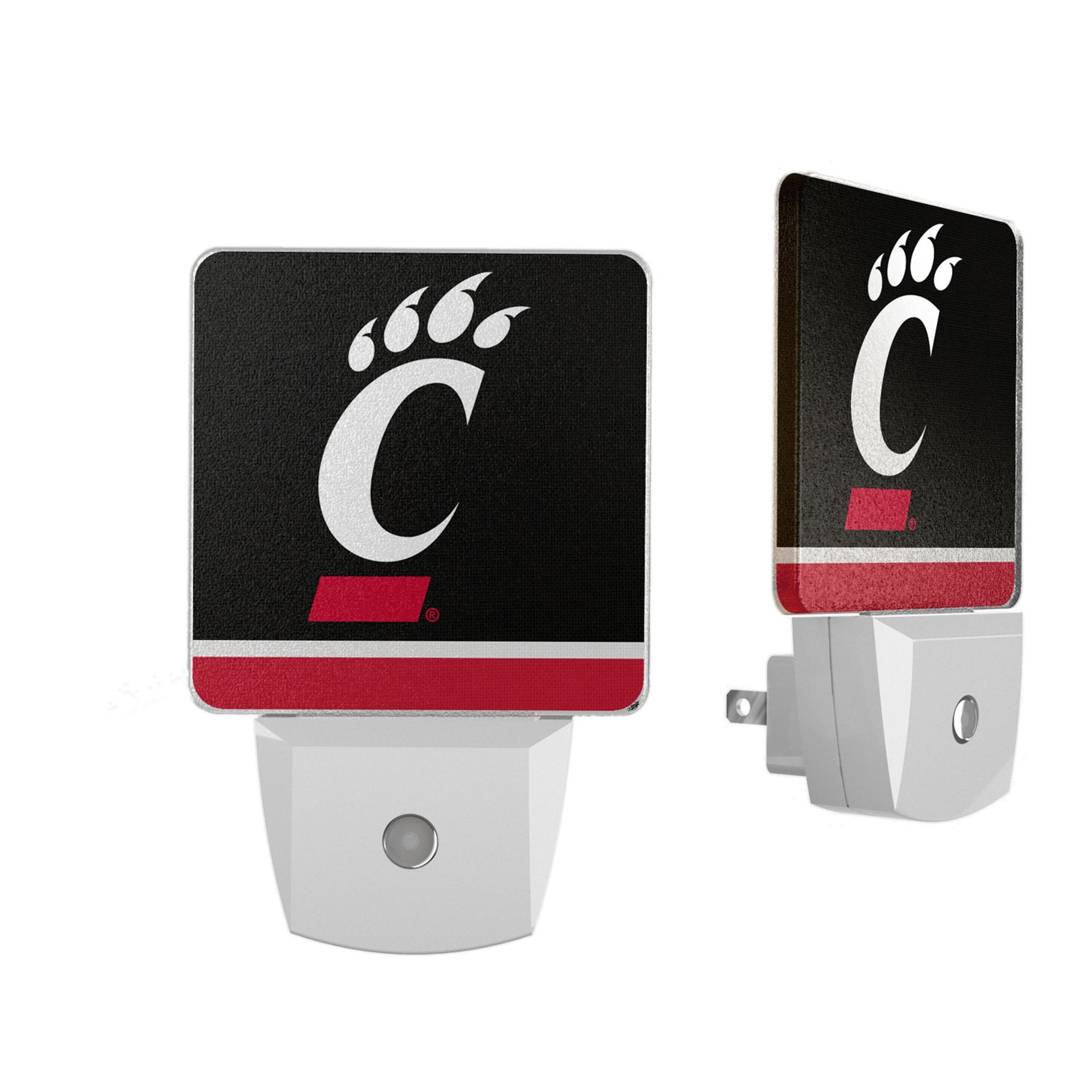 University of Cincinnati Bearcats Stripe Night Light 2-Pack - Sports Gifts, Sports Memorabilia, Sports Collectibles, Fan Shop