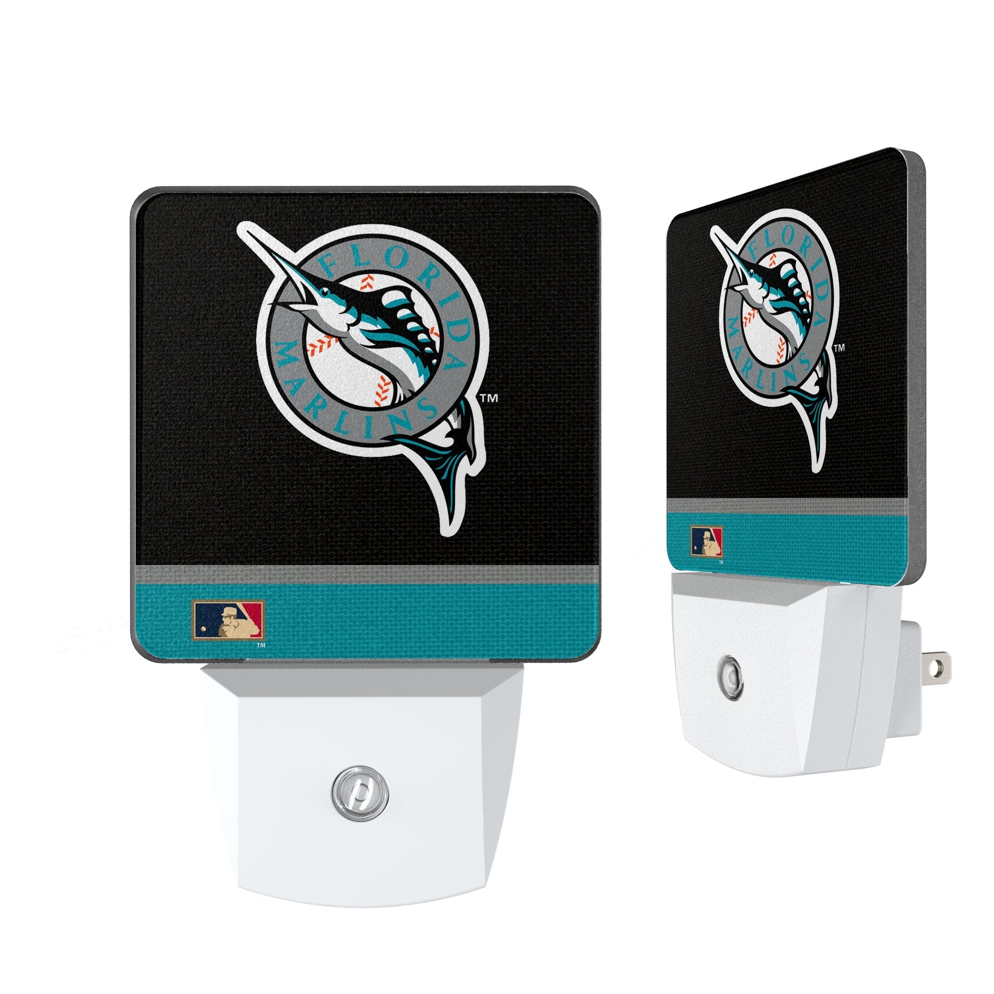 Miami Marlins 1993-2011 - Cooperstown Collection Stripe Night Light 2-Pack - Sports Gifts, Sports Memorabilia, Sports Collectibles, Fan Shop