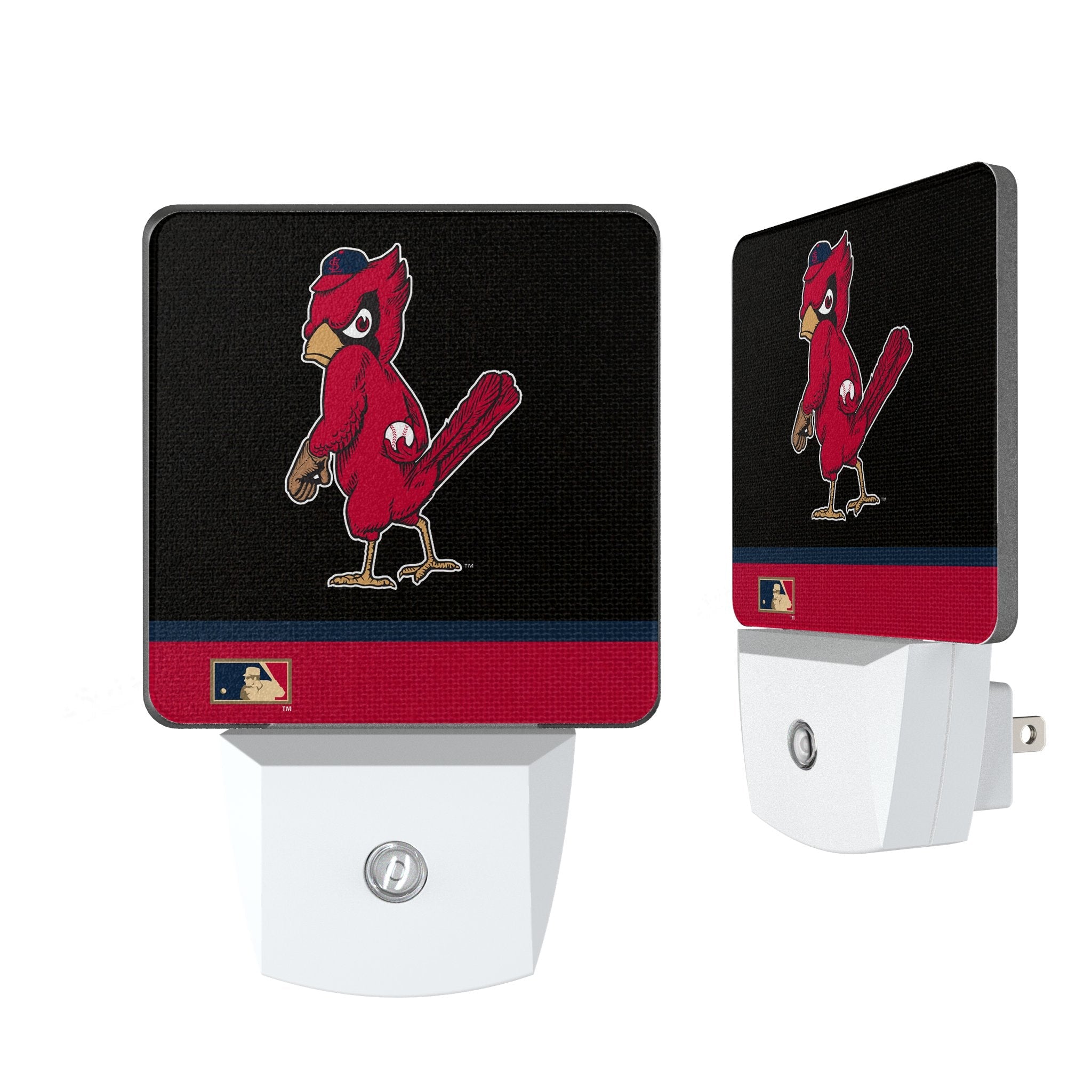 St Louis Cardinals 1950s - Cooperstown Collection Stripe Night Light 2-Pack - Sports Gifts, Sports Memorabilia, Sports Collectibles, Fan Shop