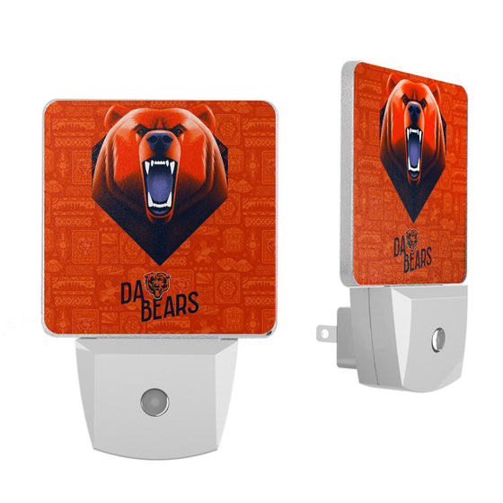 Chicago Bears 2024 Illustrated Limited Edition Night Light 2-Pack-0