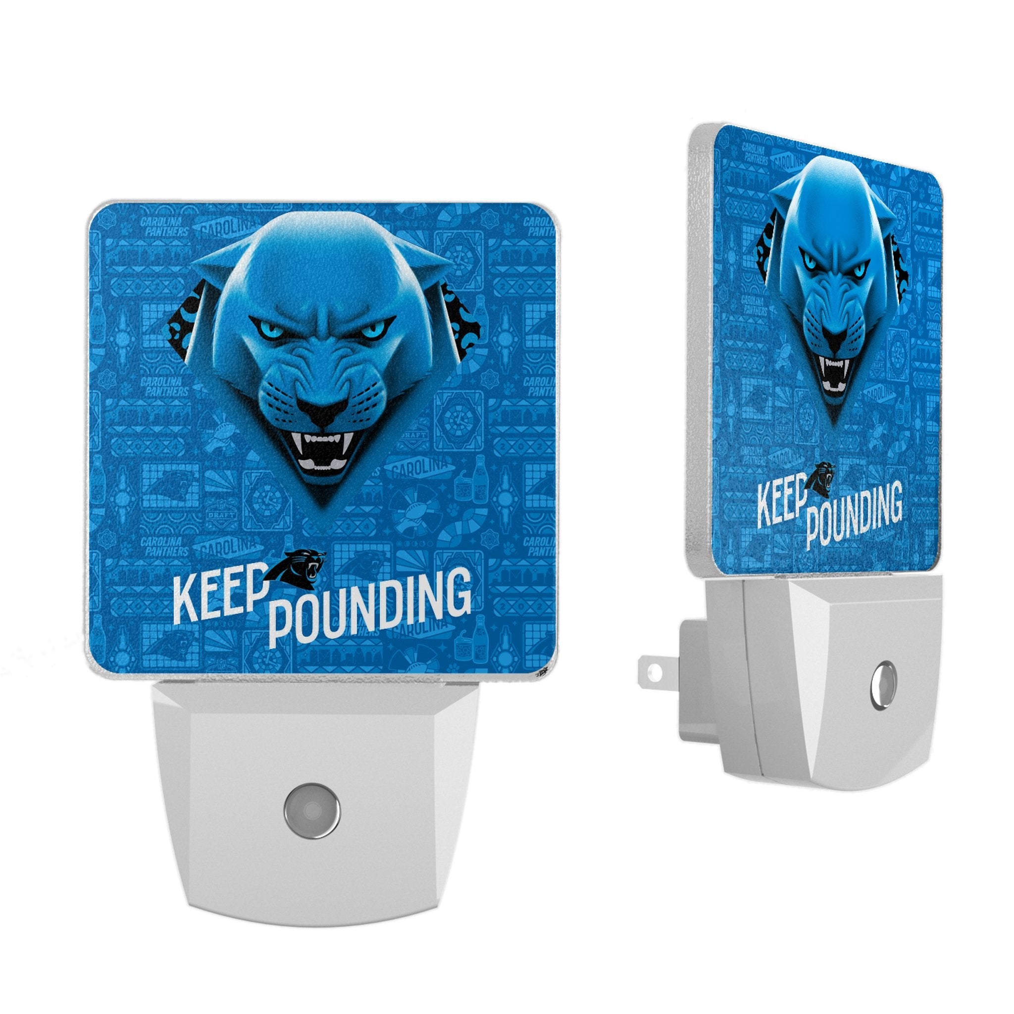 Carolina Panthers 2024 Illustrated Limited Edition Night Light 2-Pack - Sports Gifts, Sports Memorabilia, Sports Collectibles, Fan Shop
