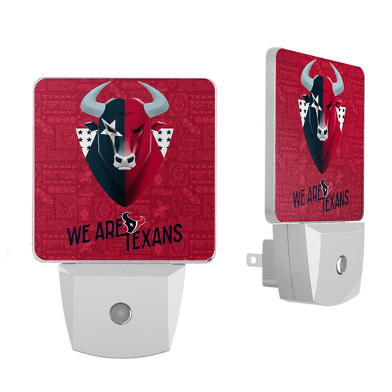 Houston Texans 2024 Illustrated Limited Edition Night Light 2-Pack-0