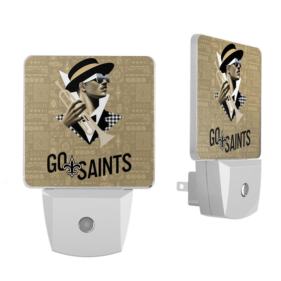 New Orleans Saints 2024 Illustrated Limited Edition Night Light 2-Pack-0