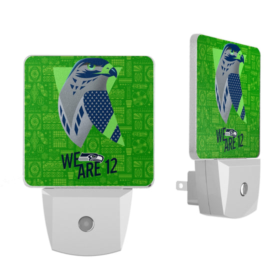Seattle Seahawks 2024 Illustrated Limited Edition Night Light 2-Pack-0