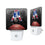 New England Patriots Historic Collection Legendary Night Light 2-Pack - Sports Gifts, Sports Memorabilia, Sports Collectibles, Fan Shop