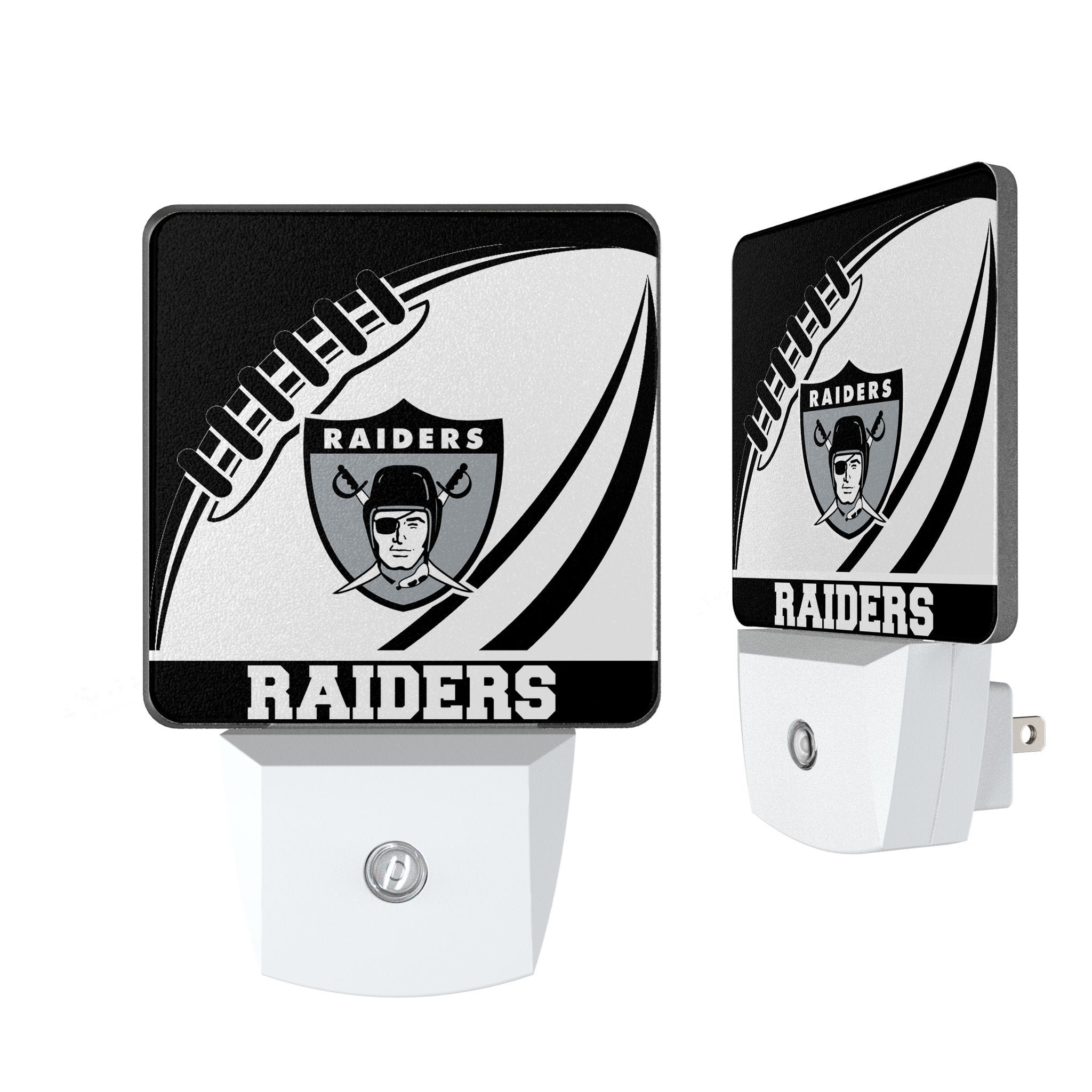 Oakland Raiders 1963 Historic Collection Passtime Night Light 2-Pack - Sports Gifts, Sports Memorabilia, Sports Collectibles, Fan Shop