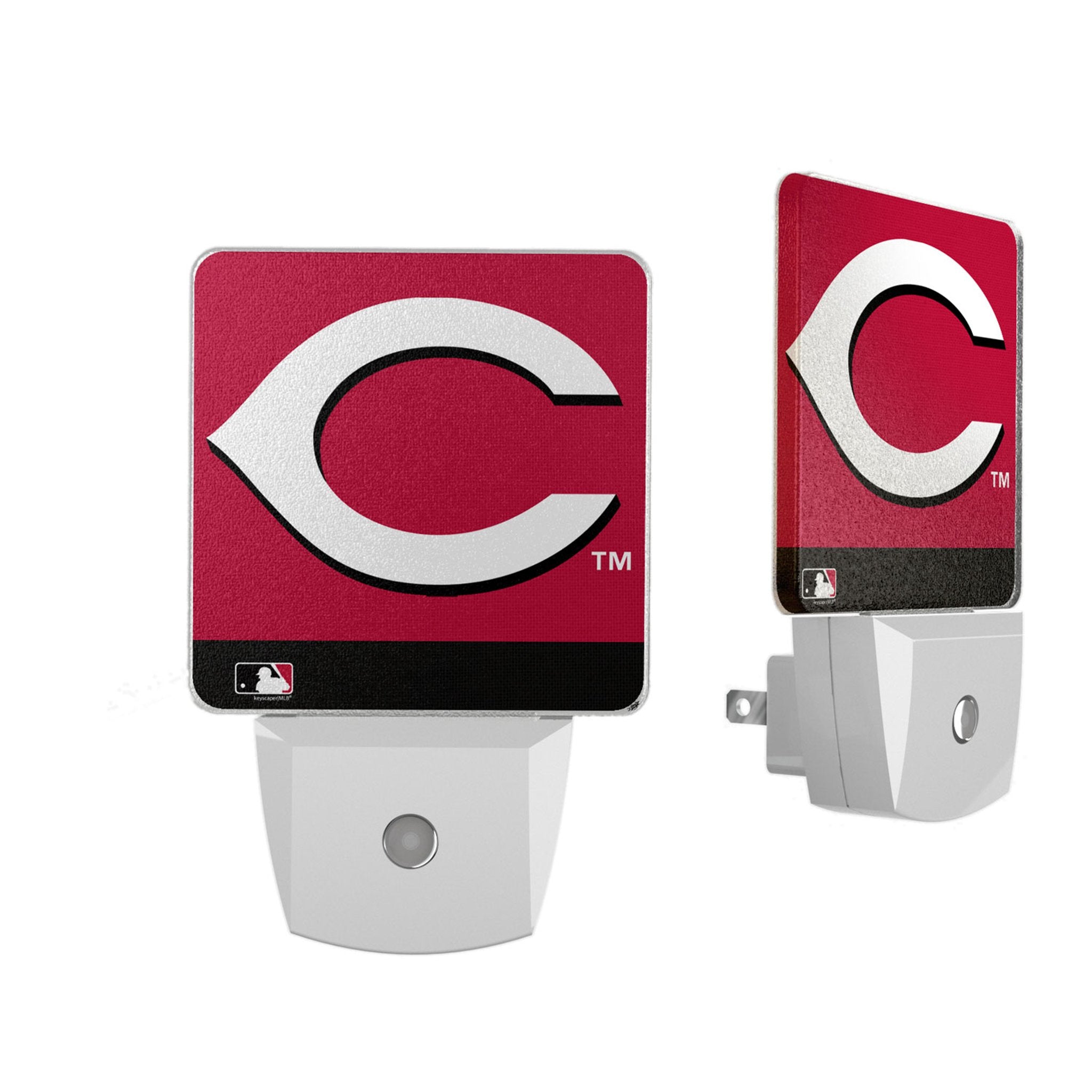 Cincinnati Reds Stripe Night Light 2-Pack - Sports Gifts, Sports Memorabilia, Sports Collectibles, Fan Shop