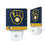 Milwaukee Brewers Stripe Night Light 2-Pack - Sports Gifts, Sports Memorabilia, Sports Collectibles, Fan Shop