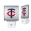 Minnesota Twins Linen Night Light 2-Pack - Sports Gifts, Sports Memorabilia, Sports Collectibles, Fan Shop