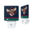 Seattle Mariners Stripe Night Light 2-Pack - Sports Gifts, Sports Memorabilia, Sports Collectibles, Fan Shop