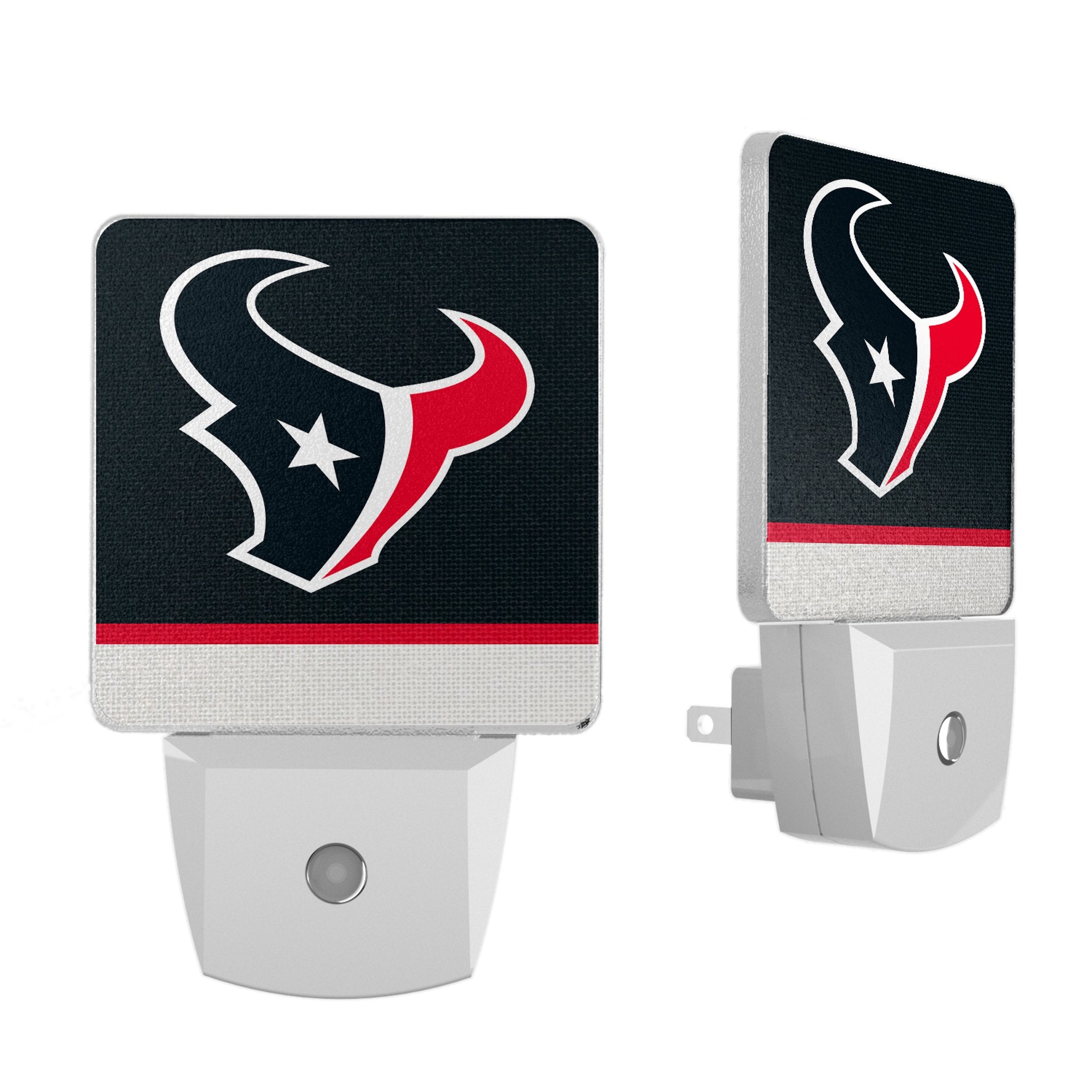 Houston Texans Stripe Night Light 2-Pack - Sports Gifts, Sports Memorabilia, Sports Collectibles, Fan Shop