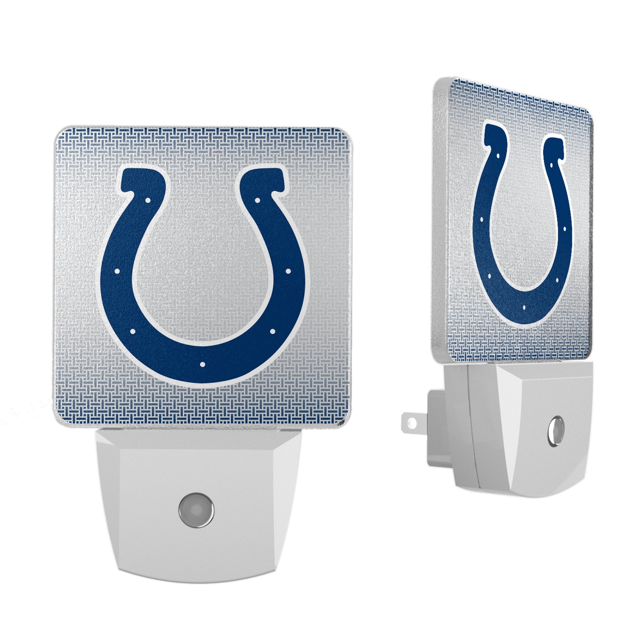 Indianapolis Colts Linen Night Light 2-Pack - Sports Gifts, Sports Memorabilia, Sports Collectibles, Fan Shop