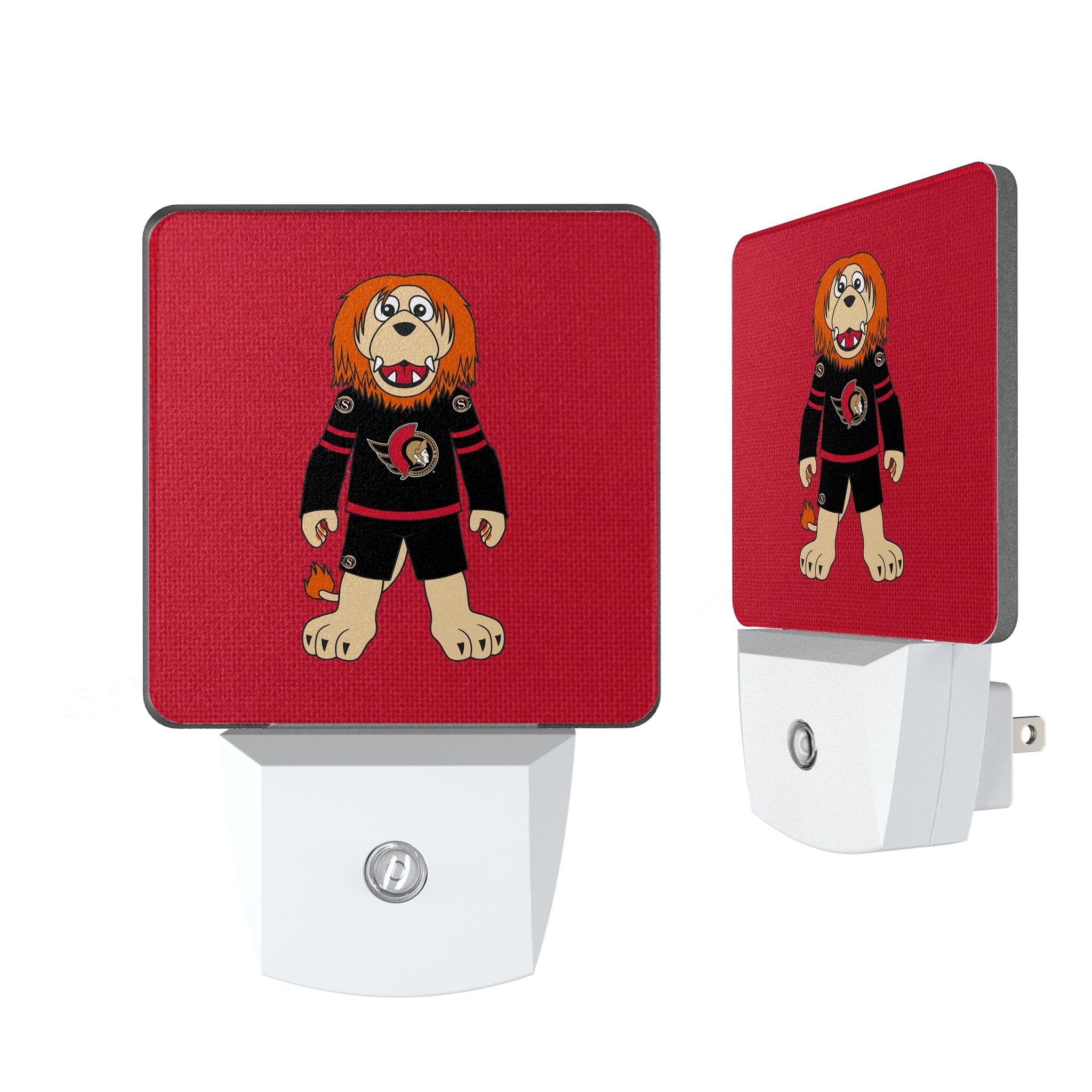 Ottawa Senators Solid Night Light 2-Pack - Sports Gifts, Sports Memorabilia, Sports Collectibles, Fan Shop