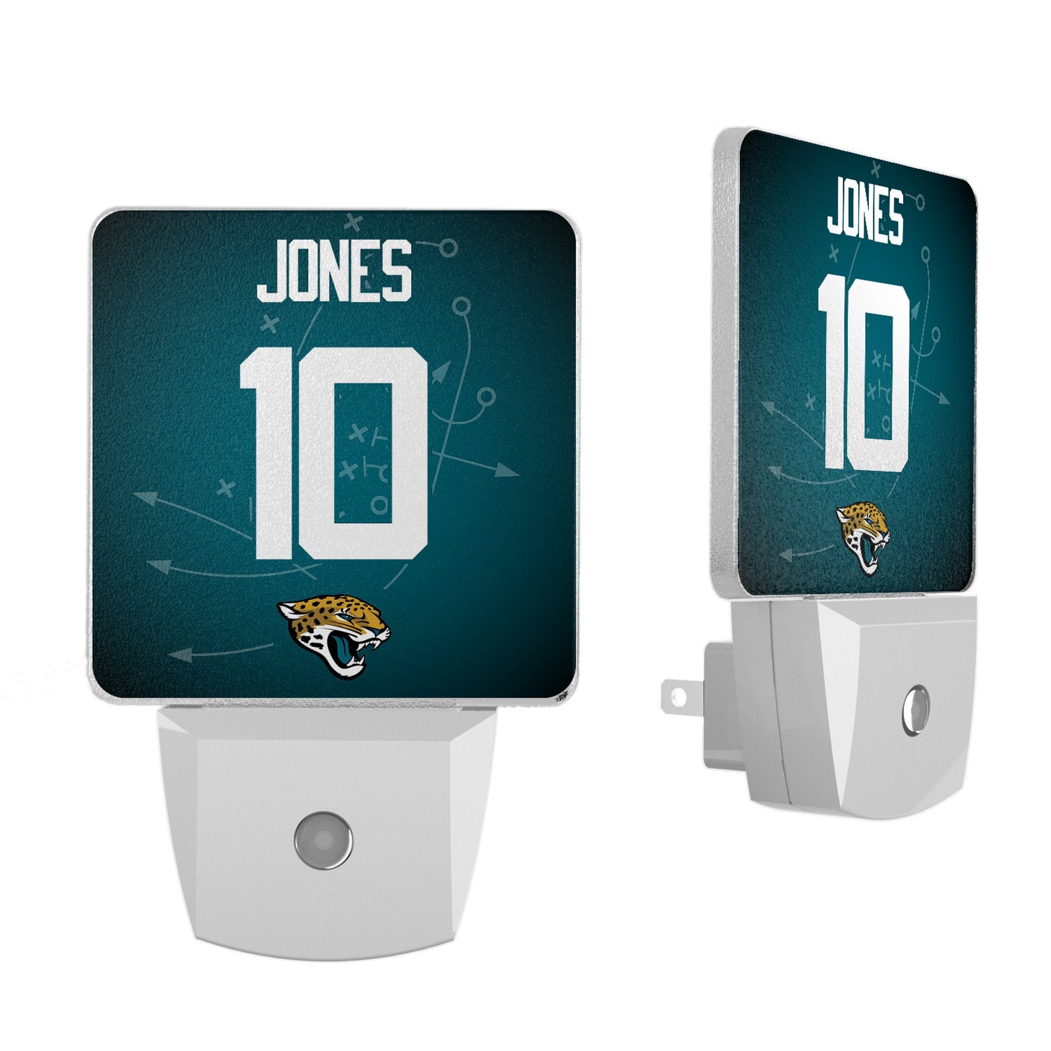 Mac Jones Jacksonville Jaguars 10 Ready Night Light 2-Pack - Sports Gifts, Sports Memorabilia, Sports Collectibles, Fan Shop