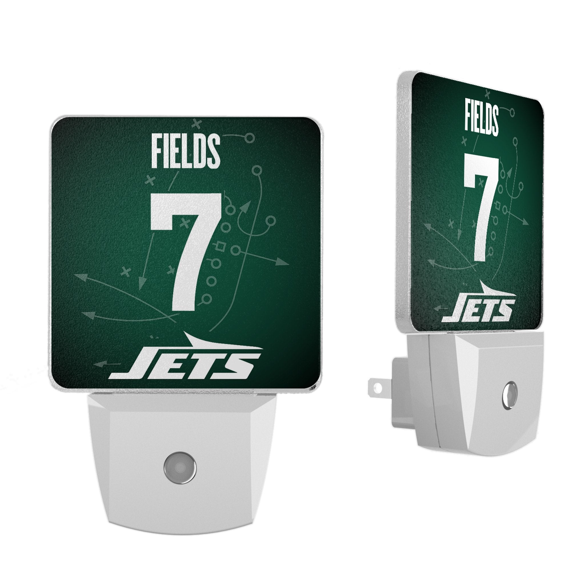Justin Fields New York Jets 7 Game Tactic Night Light 2-Pack - Sports Gifts, Sports Memorabilia, Sports Collectibles, Fan Shop