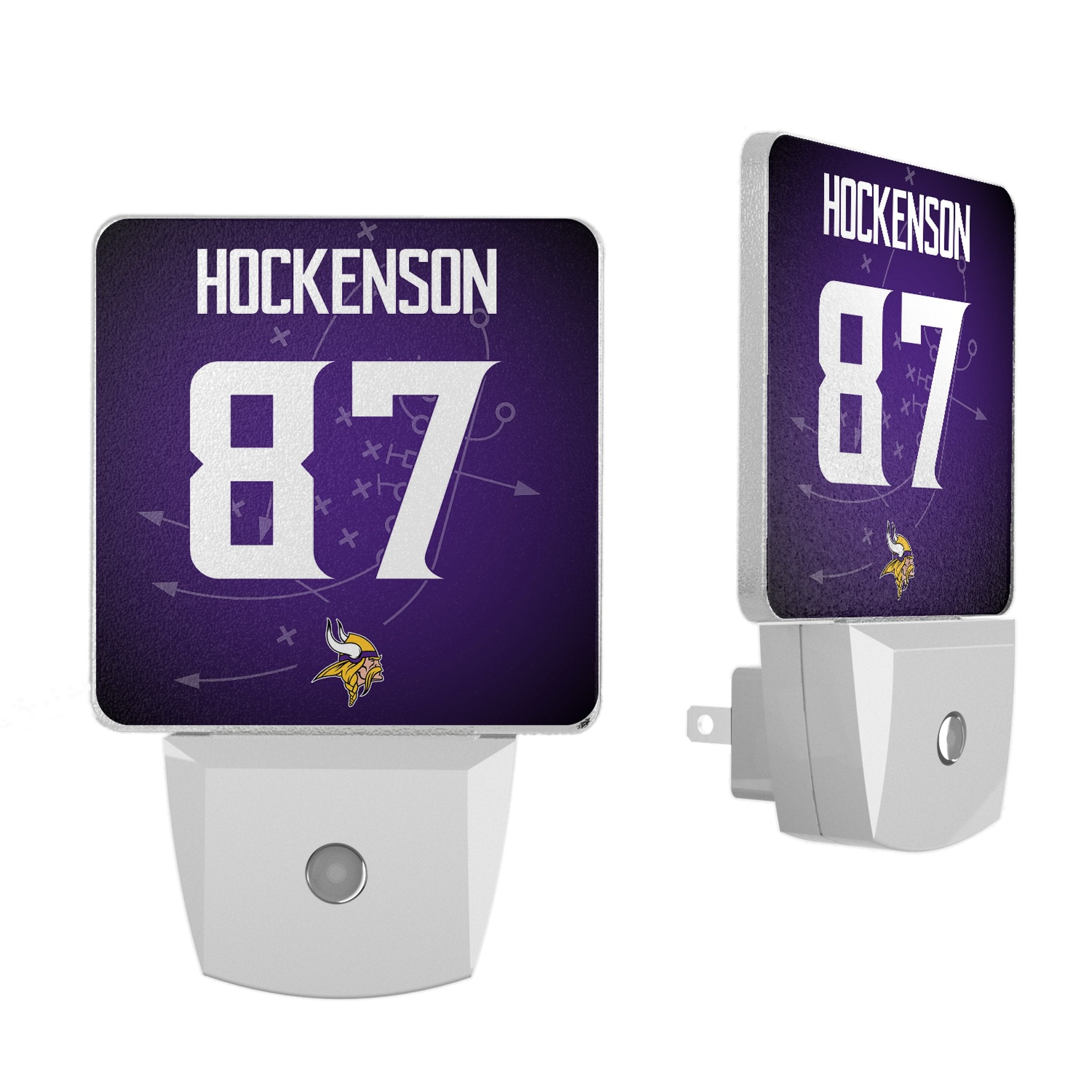 T.J. Hockenson Minnesota Vikings 87 Ready Night Light 2-Pack - Sports Gifts, Sports Memorabilia, Sports Collectibles, Fan Shop