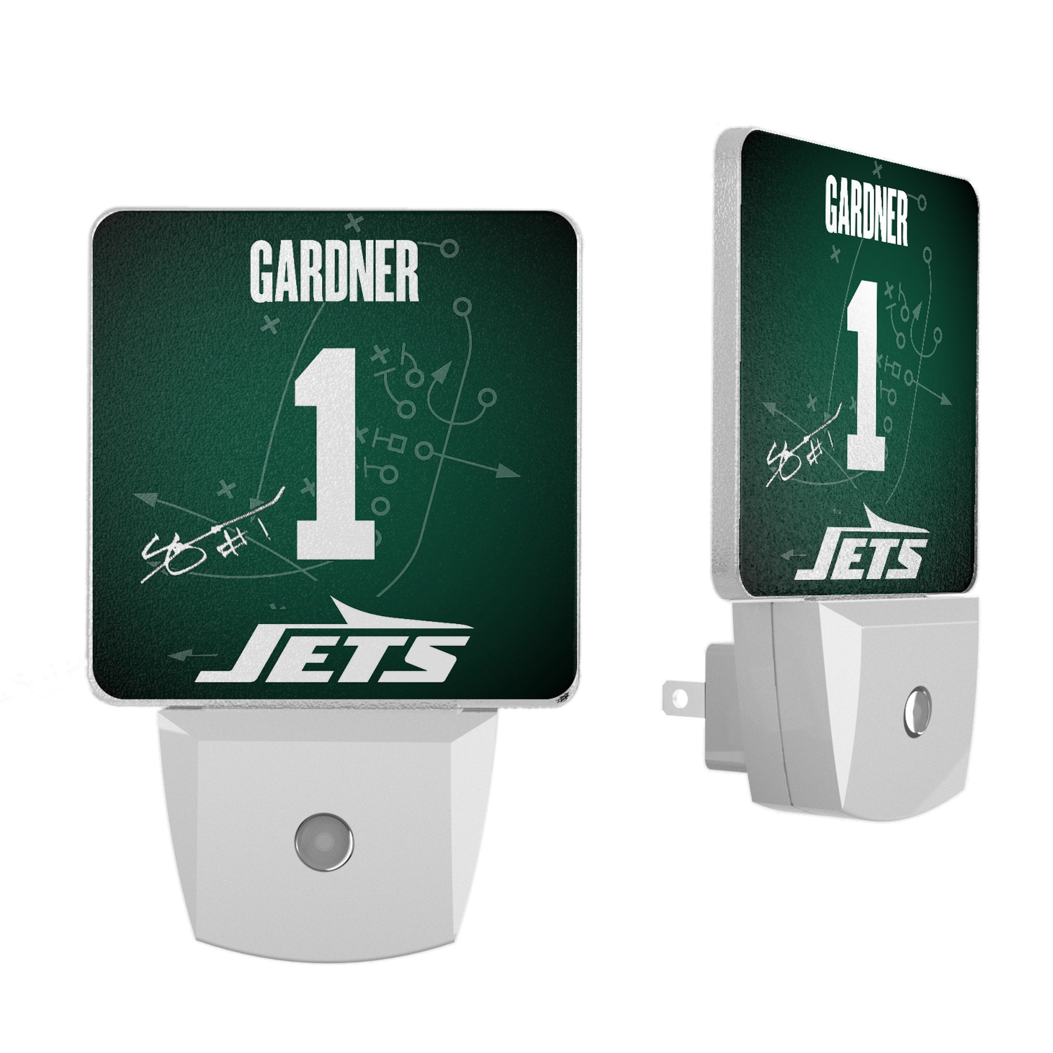Sauce Gardner New York Jets 1 Ready Night Light 2-Pack - Sports Gifts, Sports Memorabilia, Sports Collectibles, Fan Shop