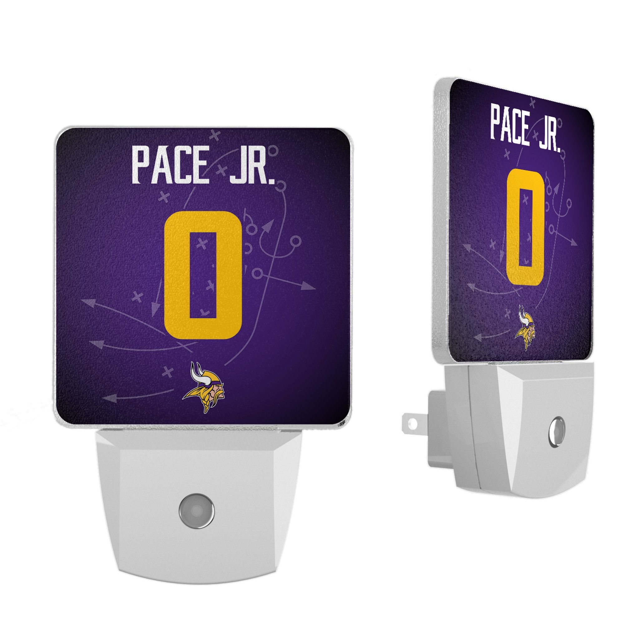 Ivan Pace Jr. Minnesota Vikings 0 Ready Night Light 2-Pack - Sports Gifts, Sports Memorabilia, Sports Collectibles, Fan Shop