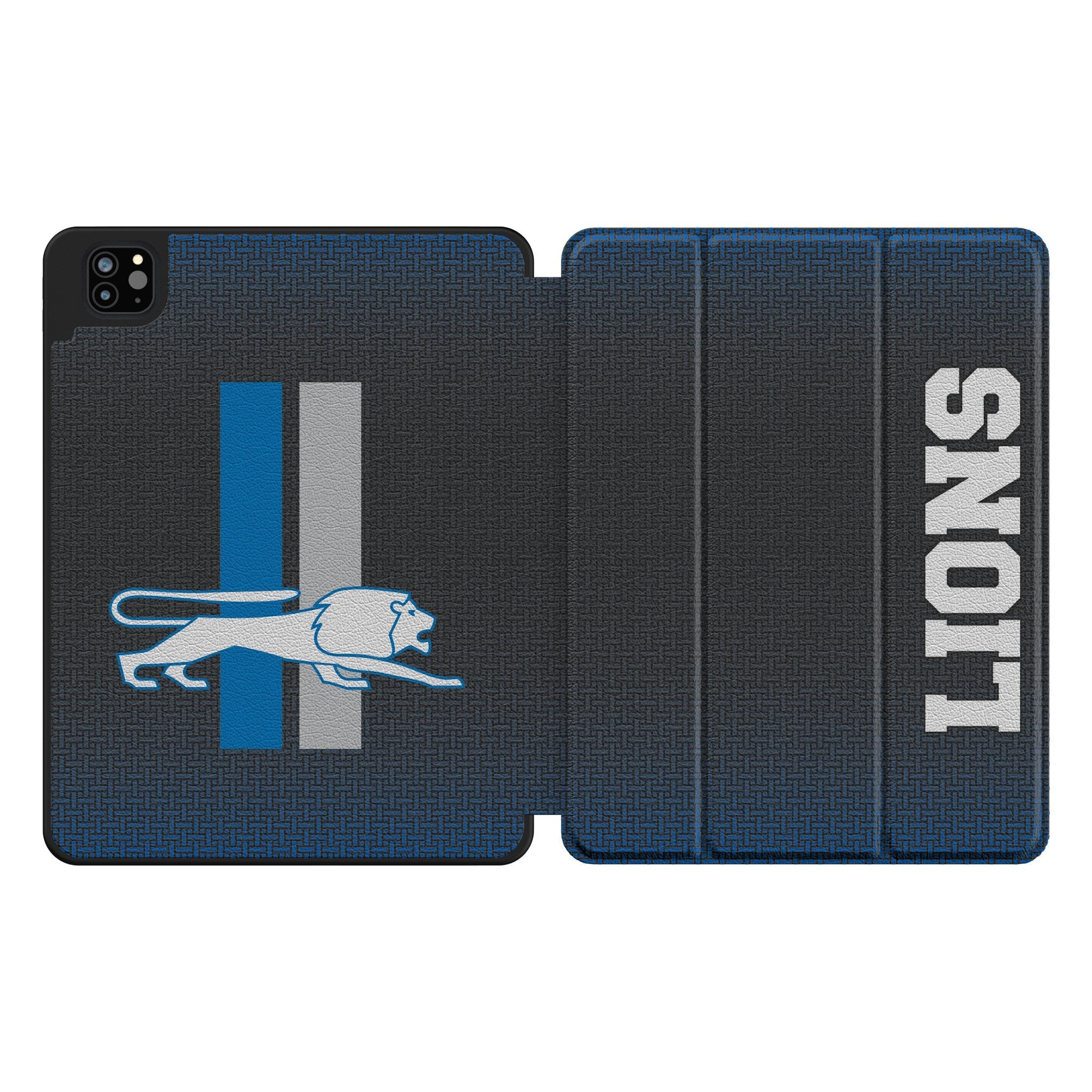 Detroit Lions Retro Linen Tablet Case for Apple iPad - Sports Gifts, Sports Memorabilia, Sports Collectibles, Fan Shop