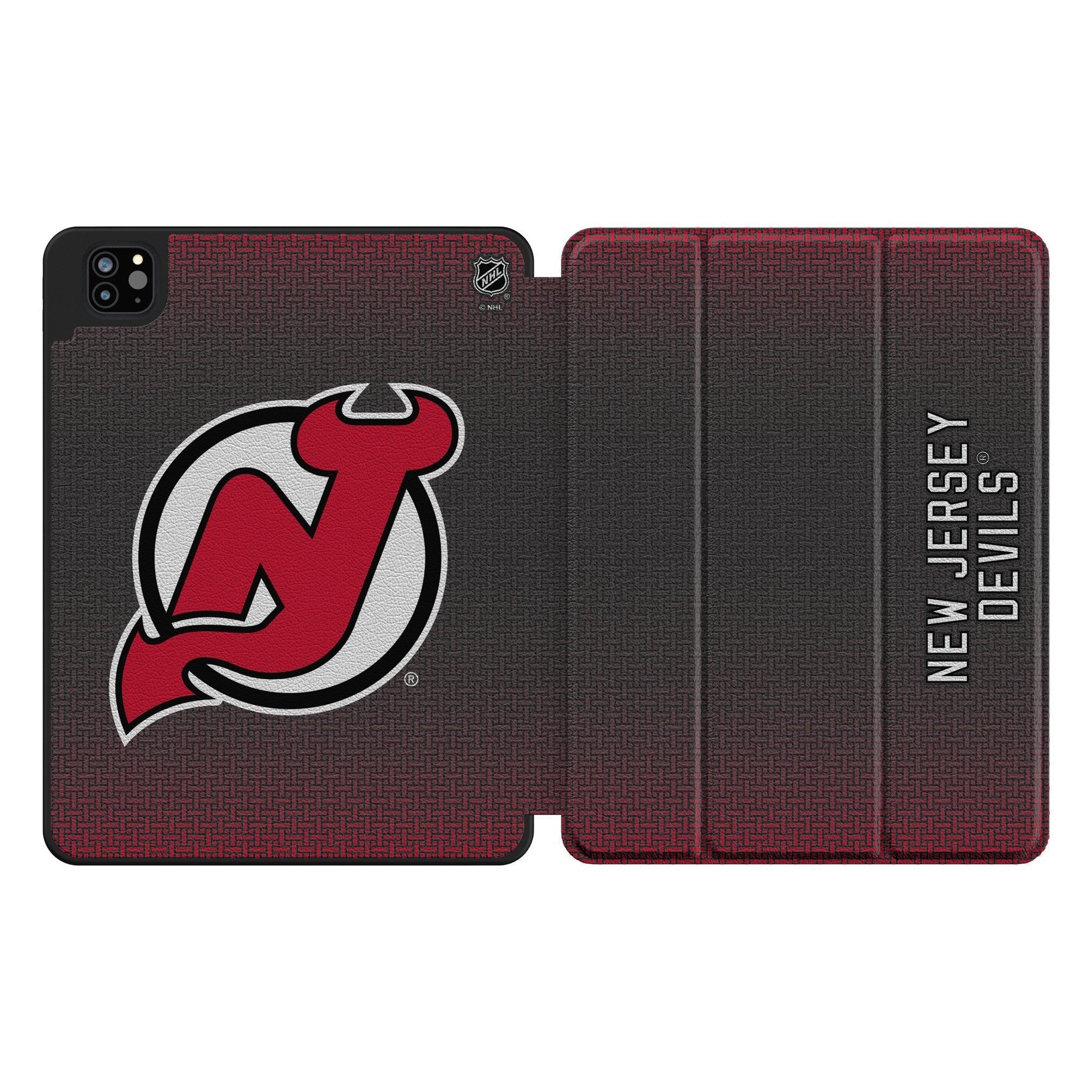 New Jersey Devils Linen Tablet Case for Apple iPad - Sports Gifts, Sports Memorabilia, Sports Collectibles, Fan Shop