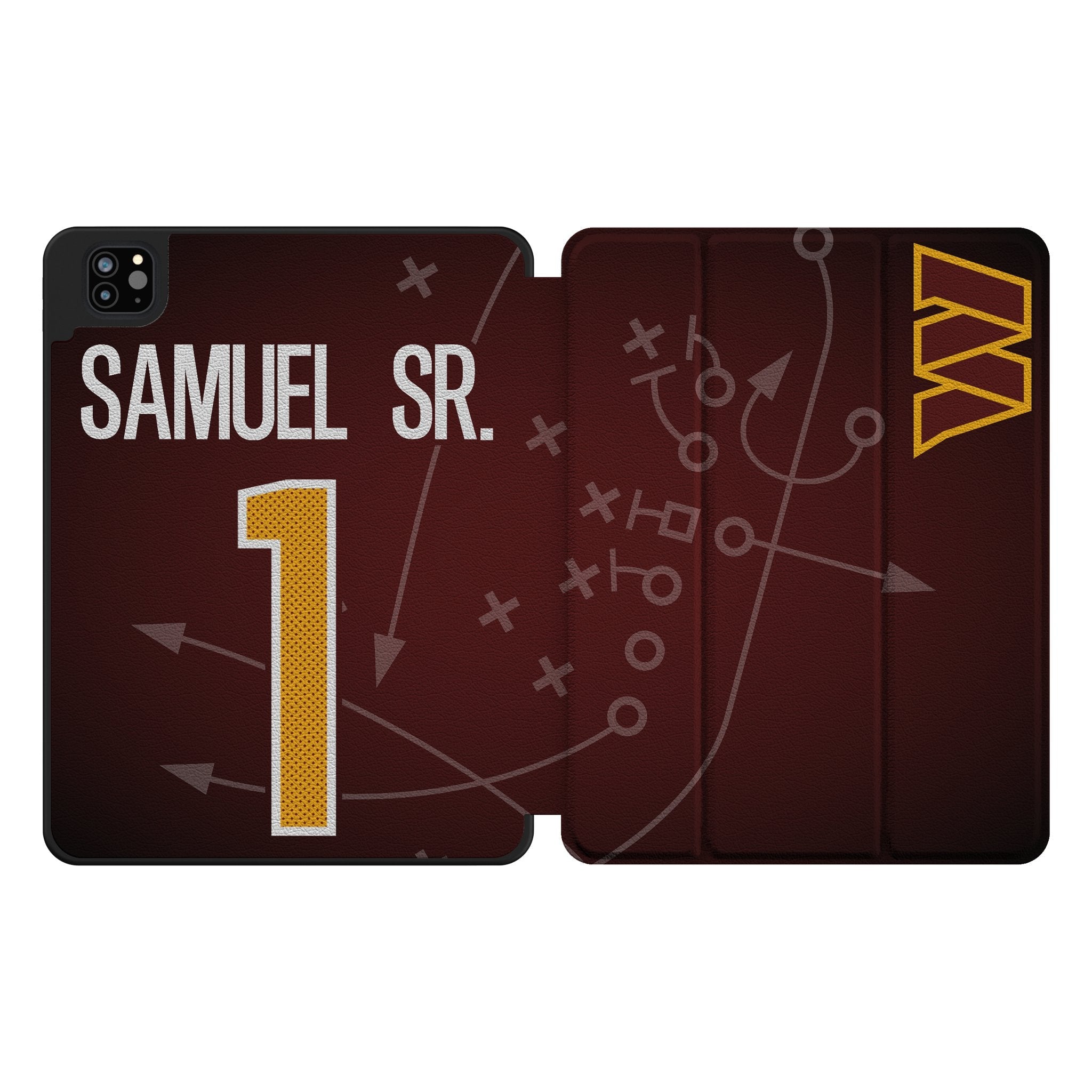 Deebo Samuel Sr. Washington Commanders 1 Game Tactic Tablet Case for Apple iPad - Sports Gifts, Sports Memorabilia, Sports Collectibles, Fan Shop