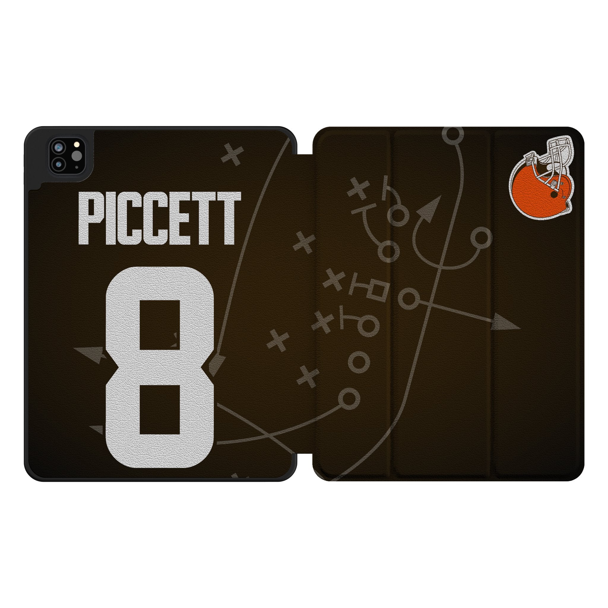 Kenny Pickett Cleveland Browns 8 Game Tactic Tablet Case for Apple iPad - Sports Gifts, Sports Memorabilia, Sports Collectibles, Fan Shop