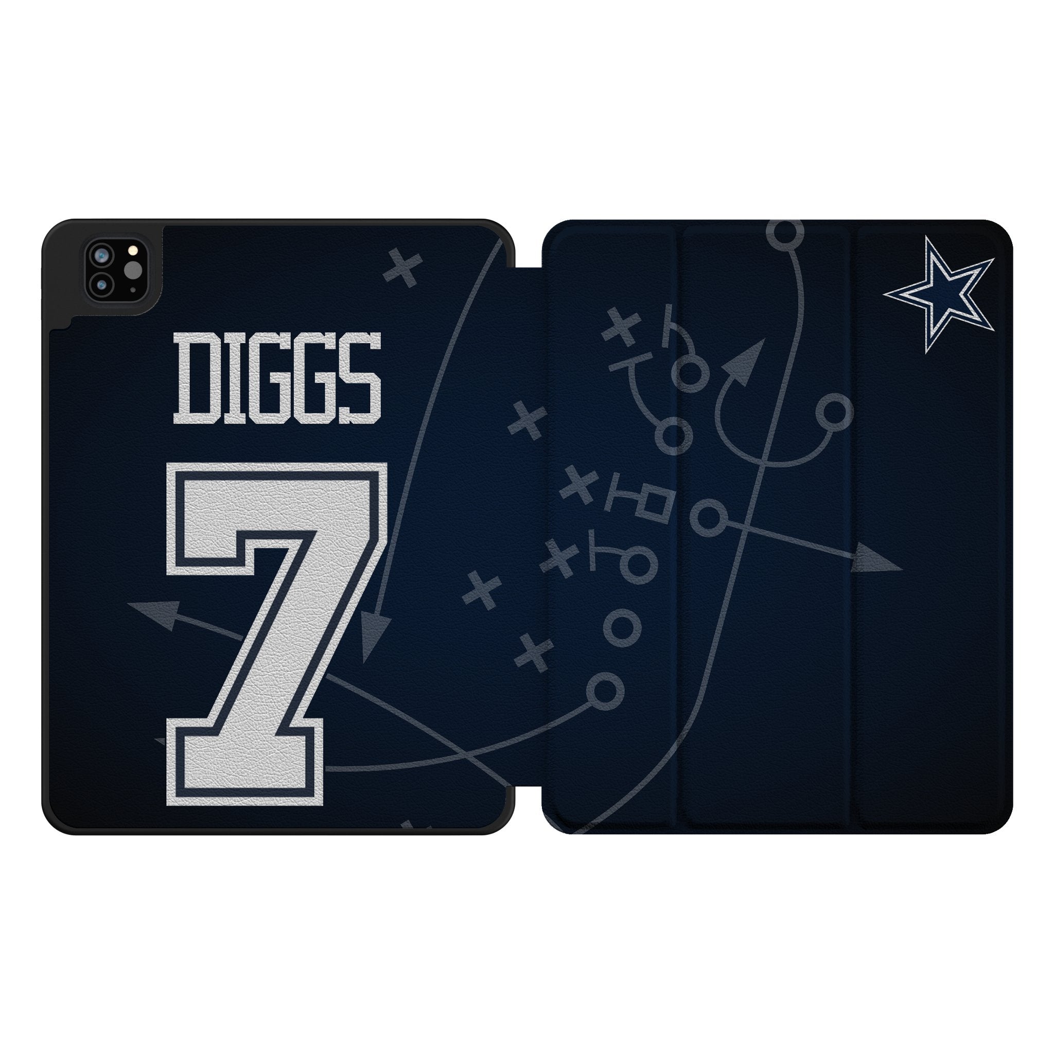 Trevon Diggs Dallas Cowboys 7 Ready Tablet Case for Apple iPad - Sports Gifts, Sports Memorabilia, Sports Collectibles, Fan Shop