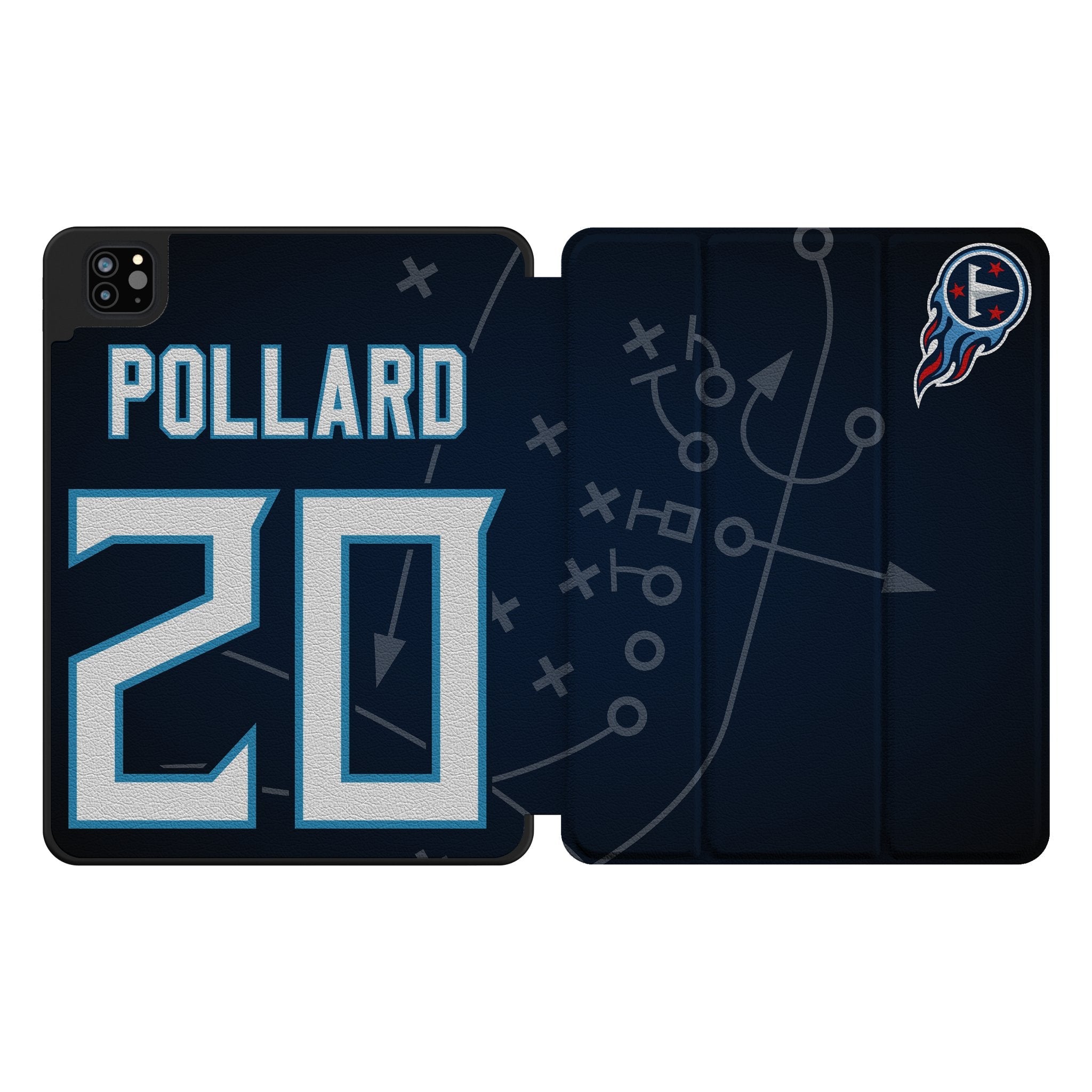 Tony Pollard Tennessee Titans 20 Ready Tablet Case for Apple iPad - Sports Gifts, Sports Memorabilia, Sports Collectibles, Fan Shop