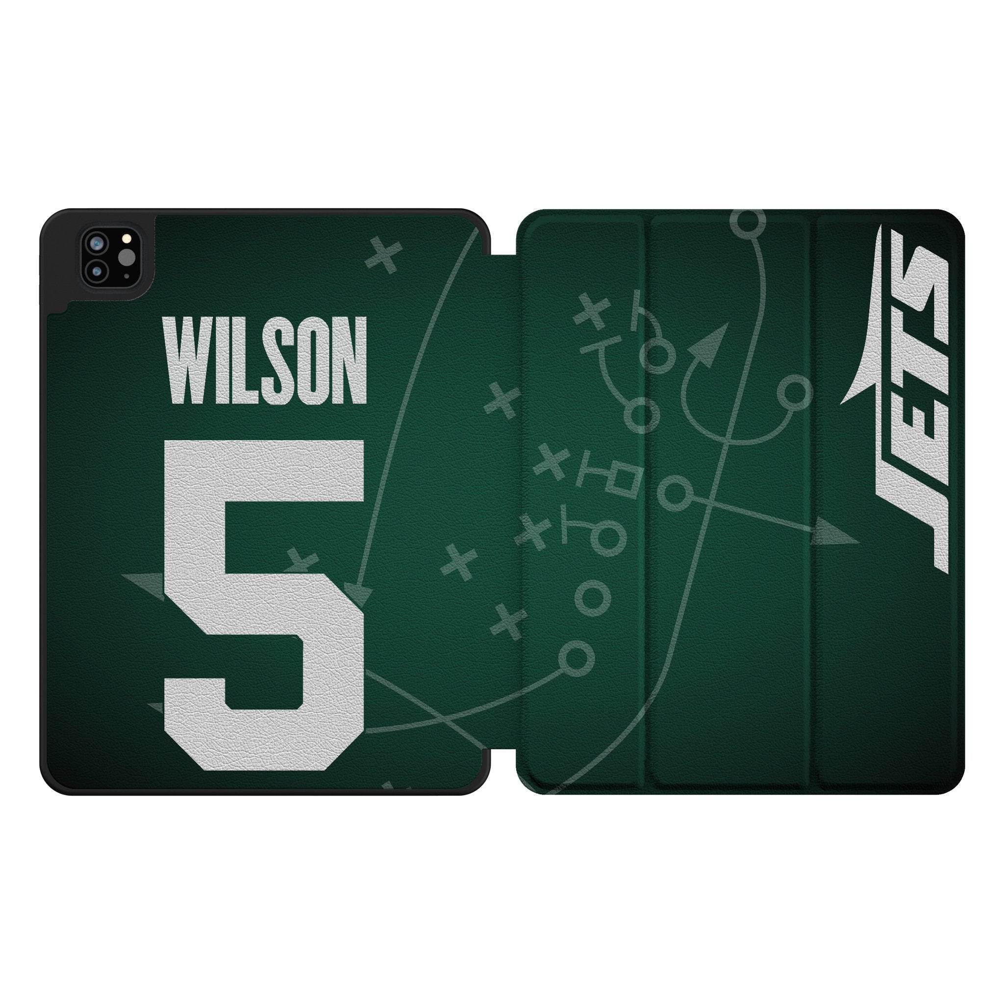 Garrett Wilson New York Jets 5 Ready Tablet Case for Apple iPad - Sports Gifts, Sports Memorabilia, Sports Collectibles, Fan Shop
